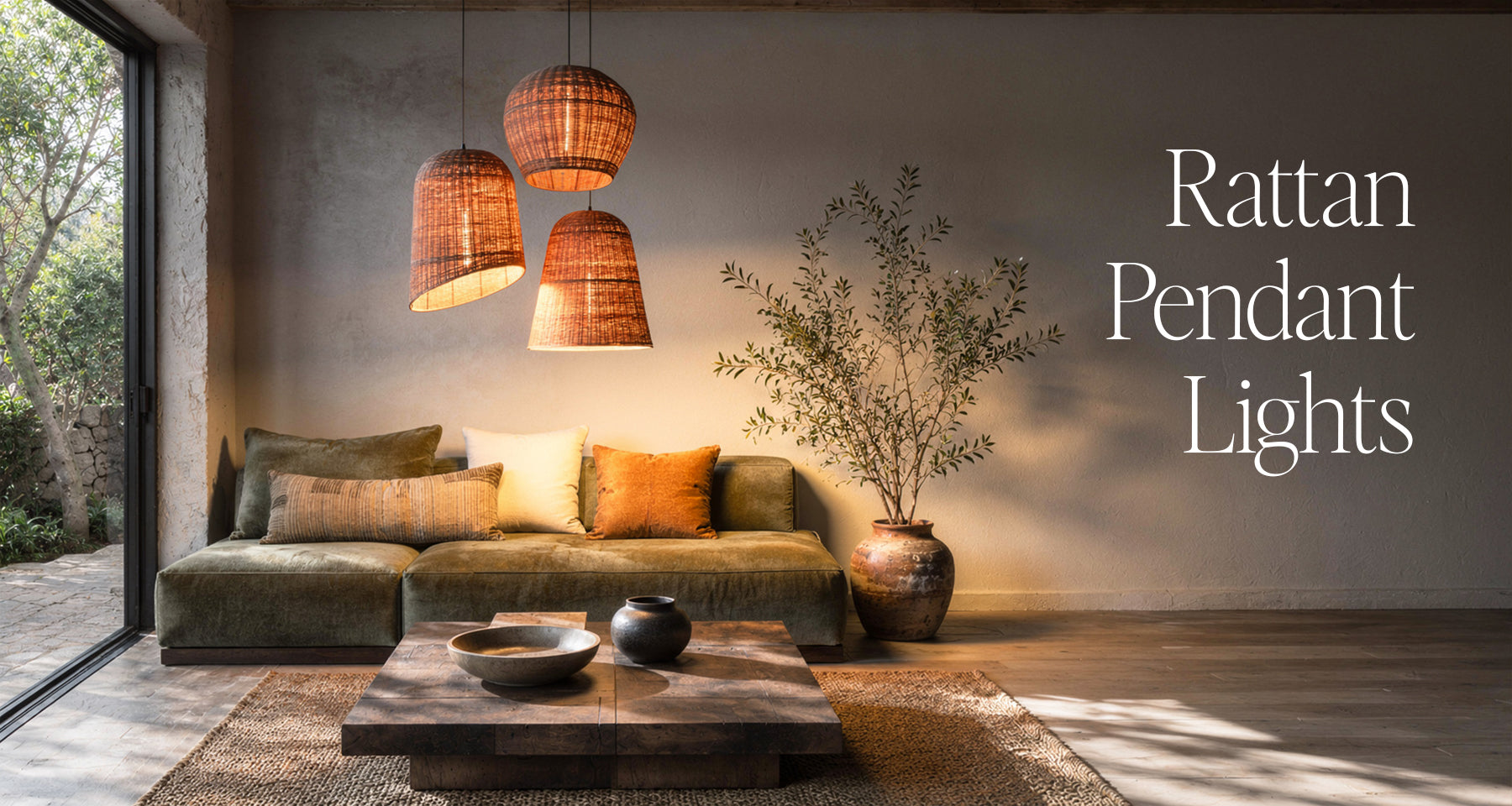 Rattan Pendants