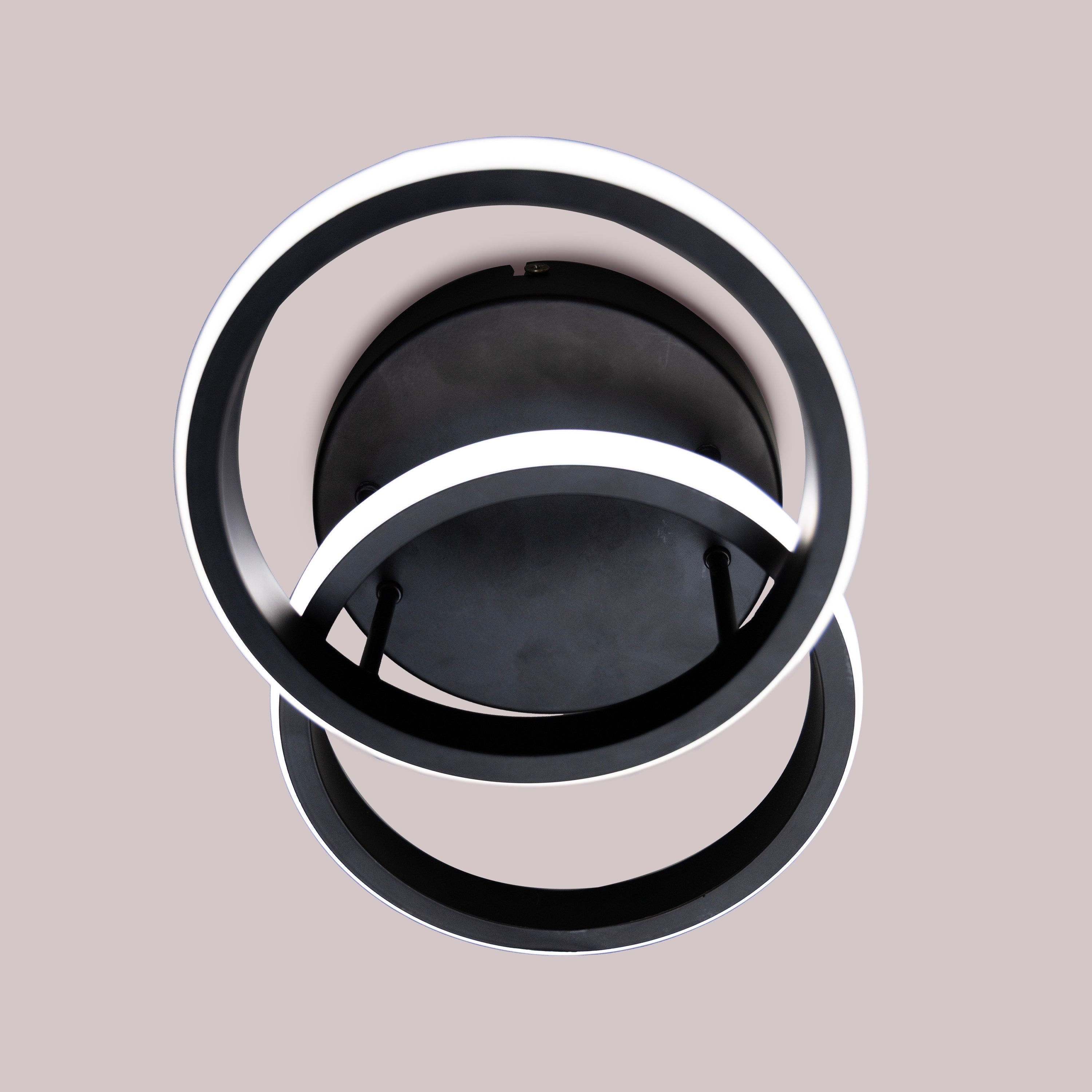 Light The Way Signature (Black, 3 Colour Dimmable LED with Remote Control) Ceiling Light