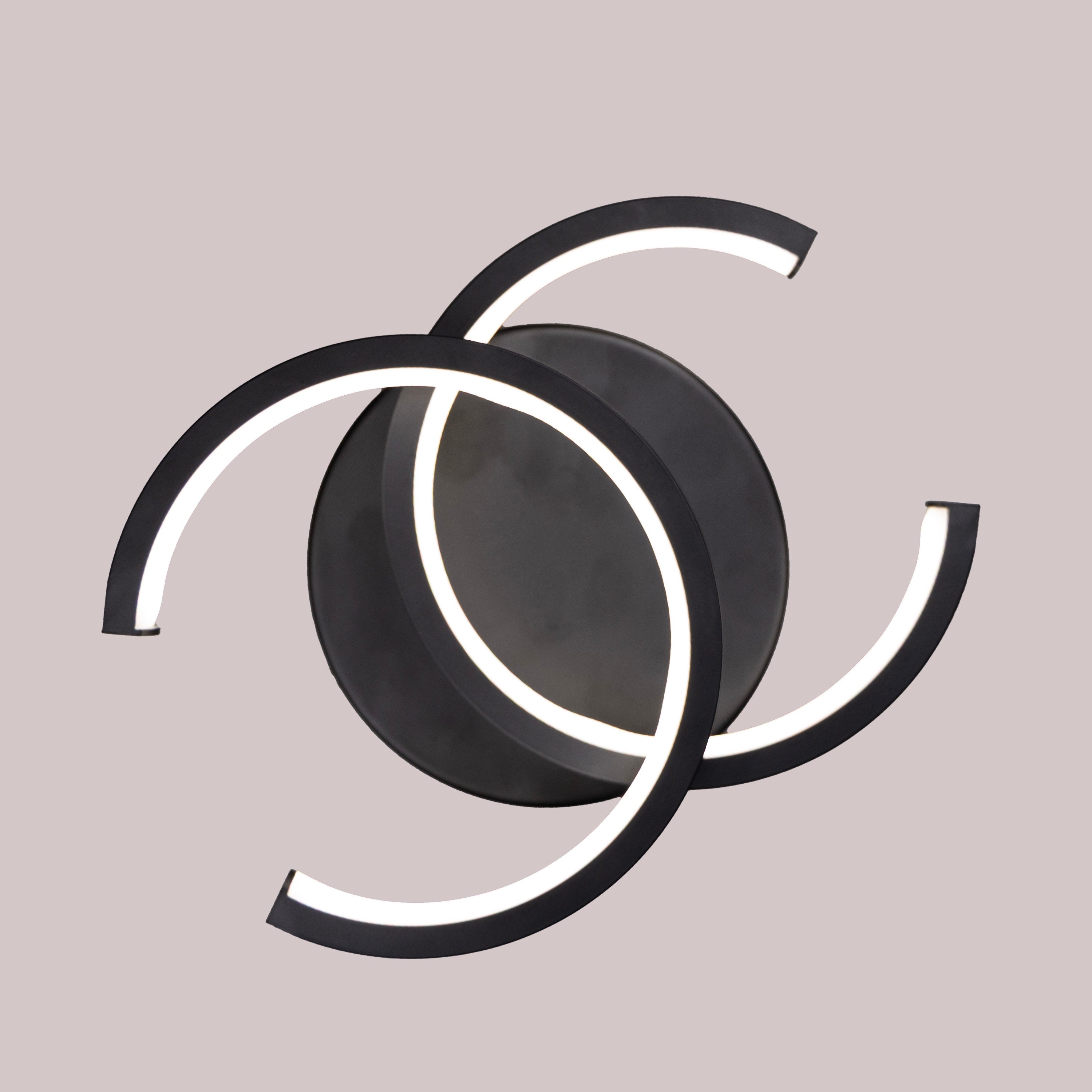 Light The Way (Black, 3 Color Dimmable LED with Remote Control) Ceiling Light