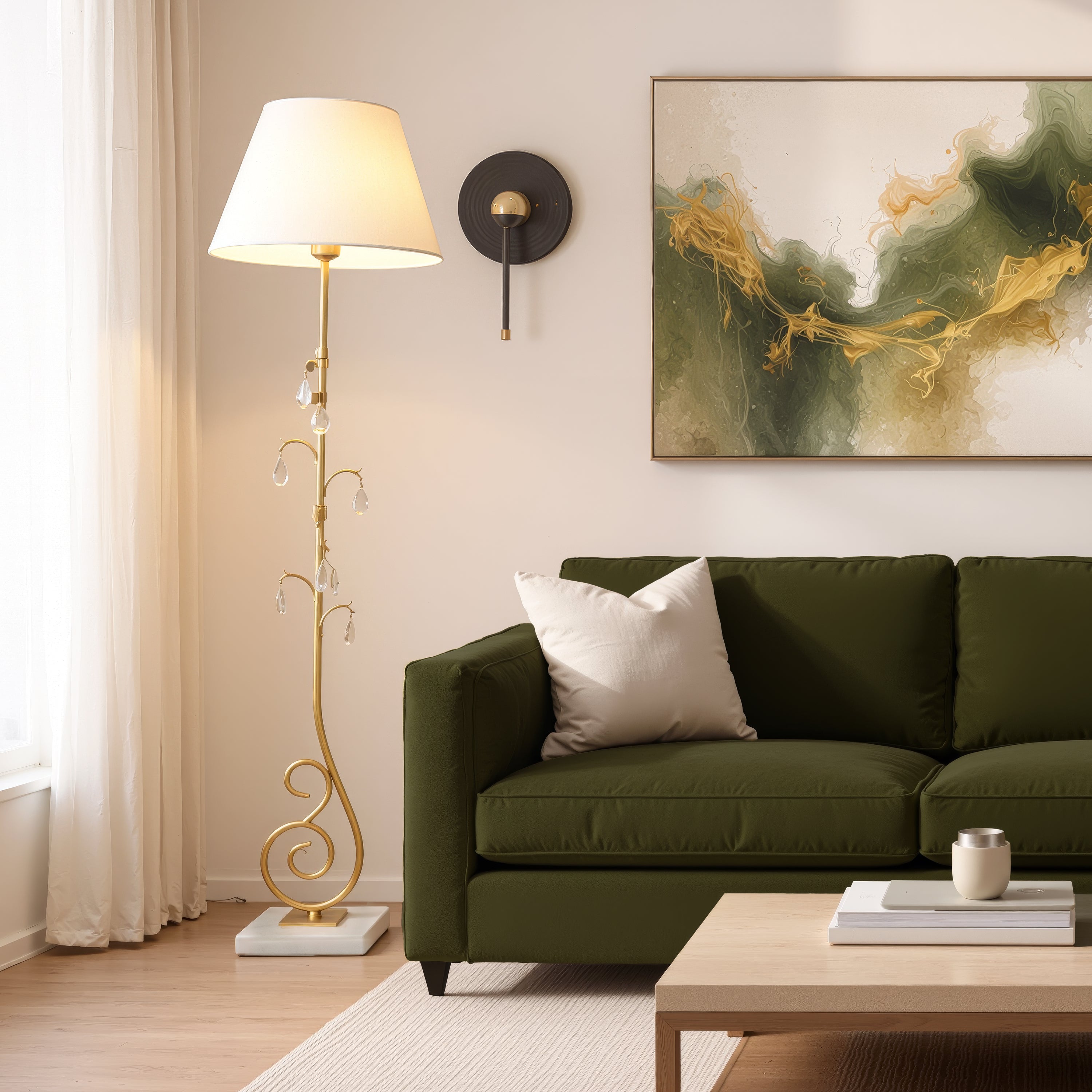 Crown Wine Floor Lamp