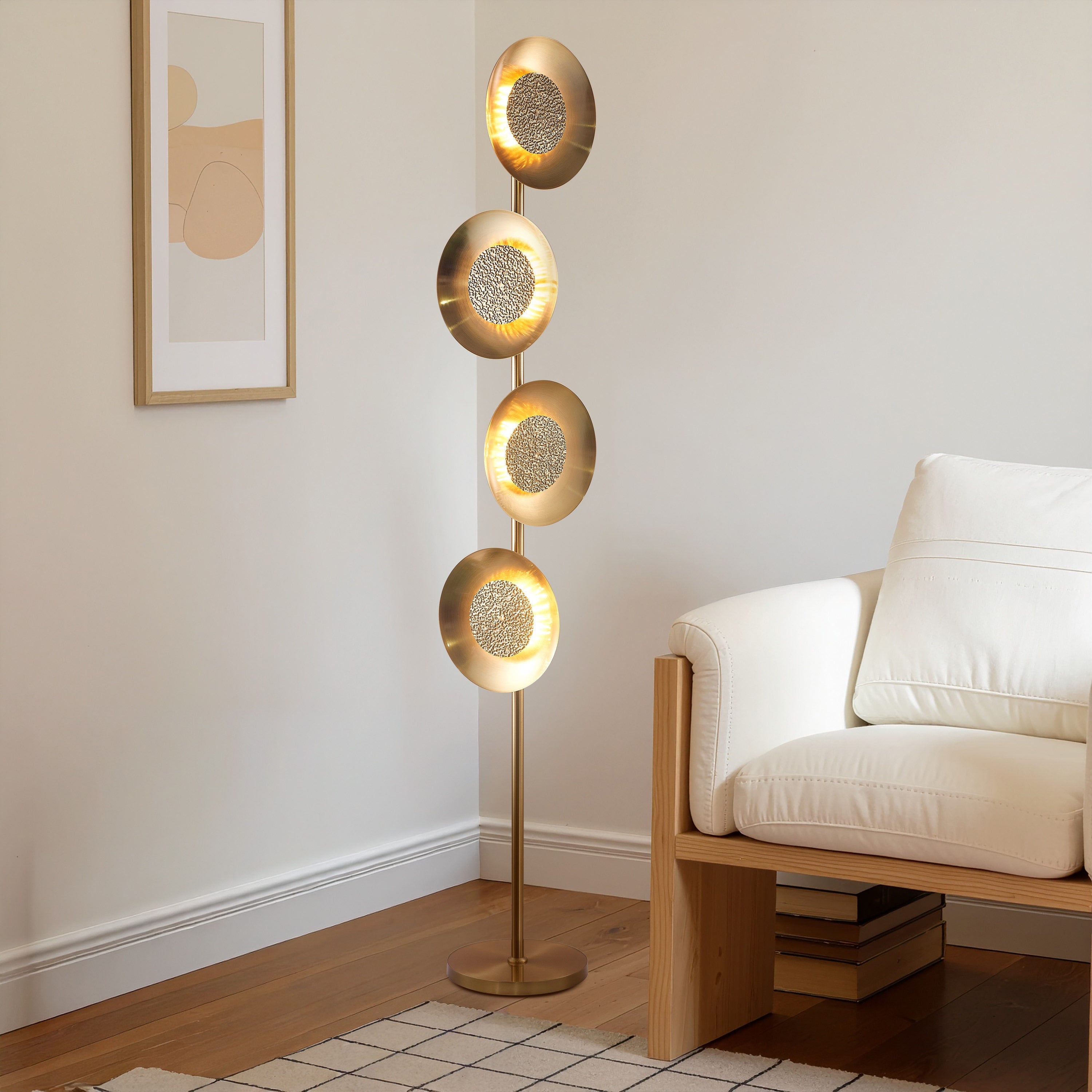 Uphold and Honor (Gold ) Floor Lamp