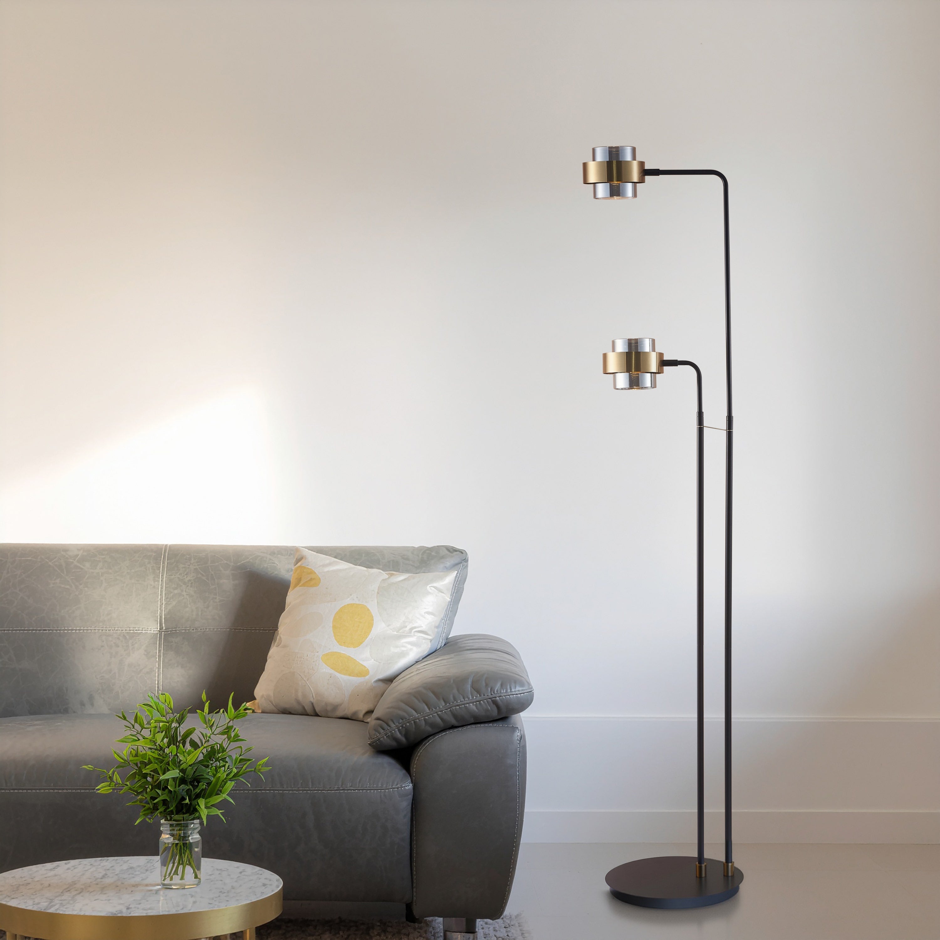 Dumb It Down (Black) Floor Lamp