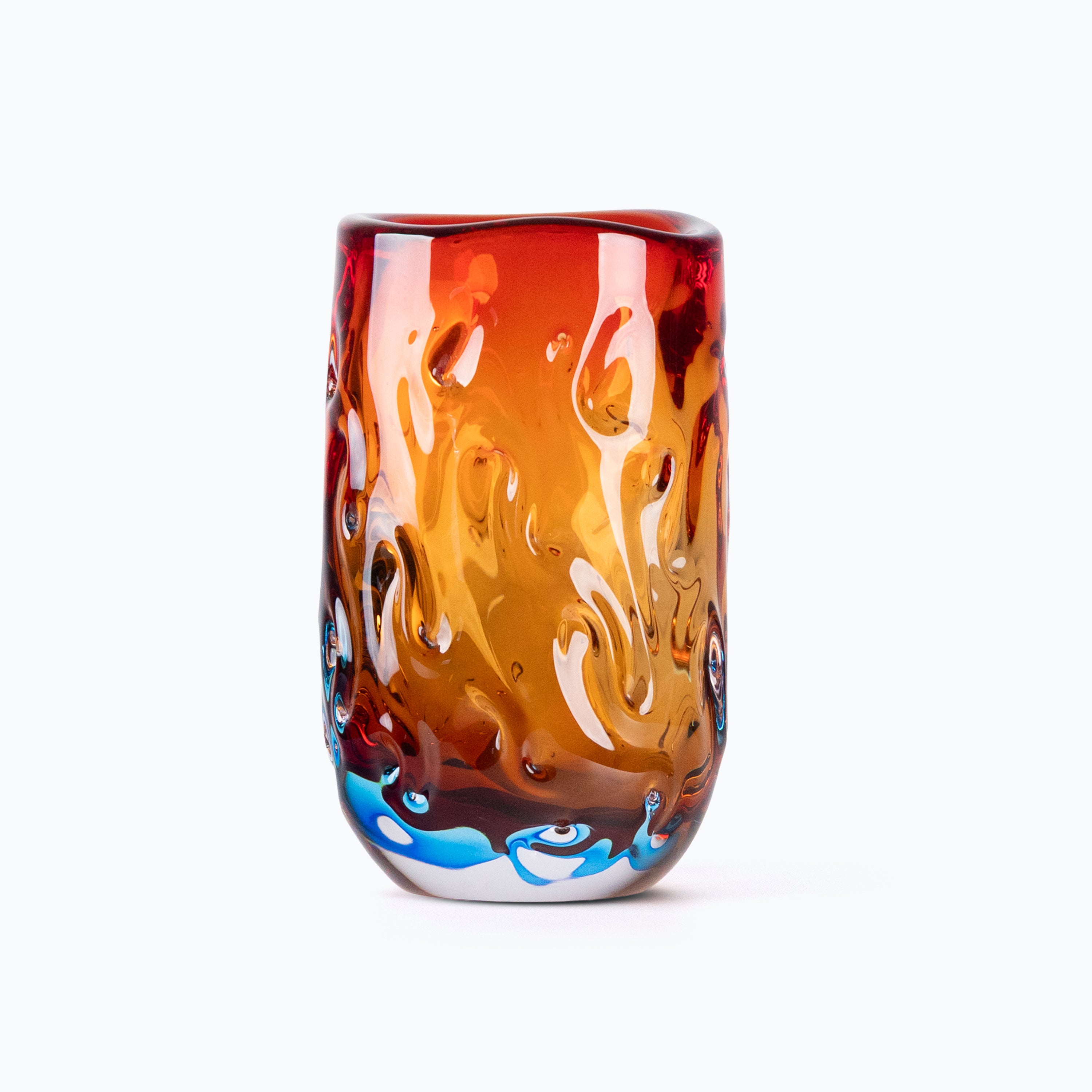 The Volcanic Tide Glass Vase