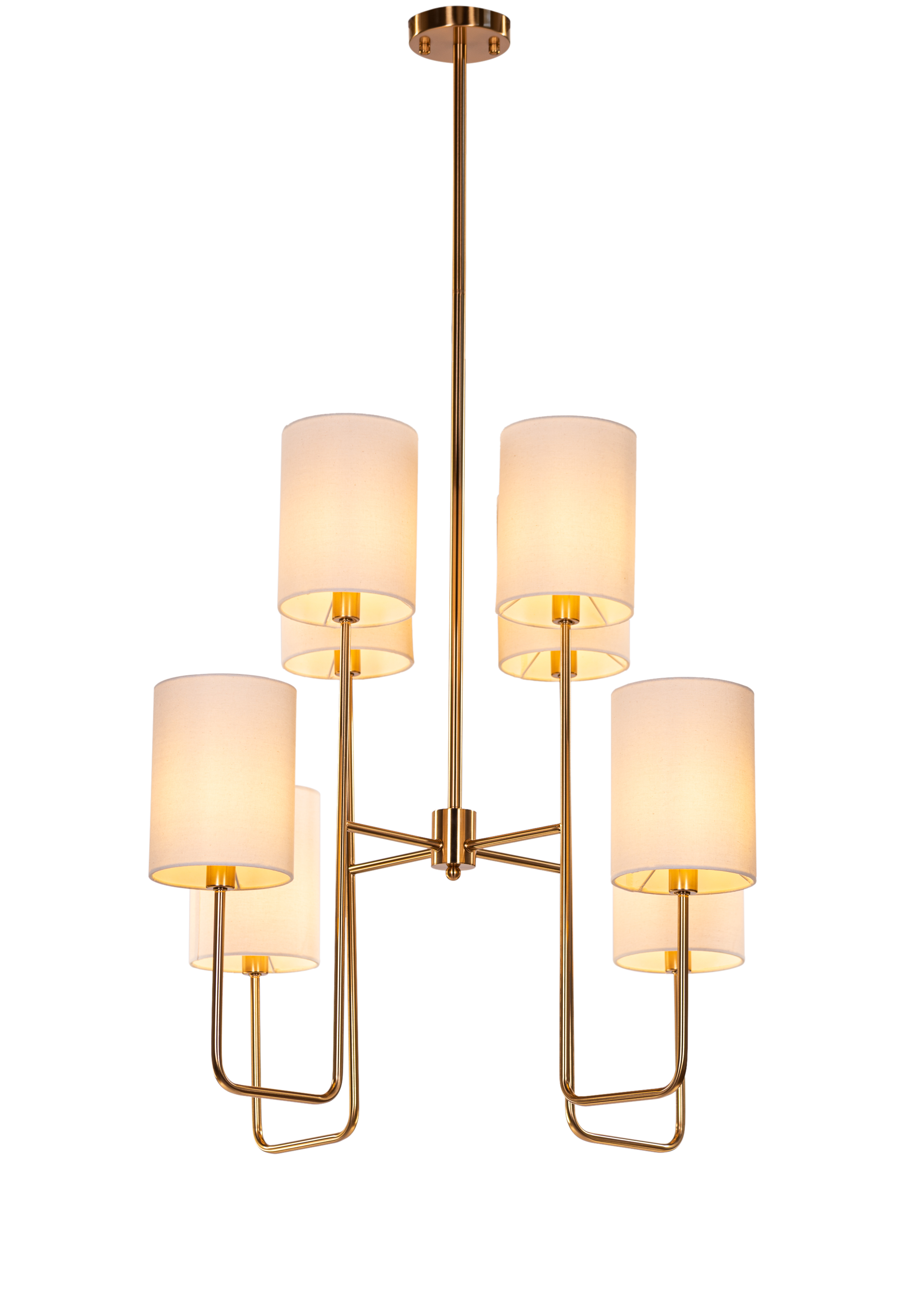 Chelsea (Gold, White) Chandelier