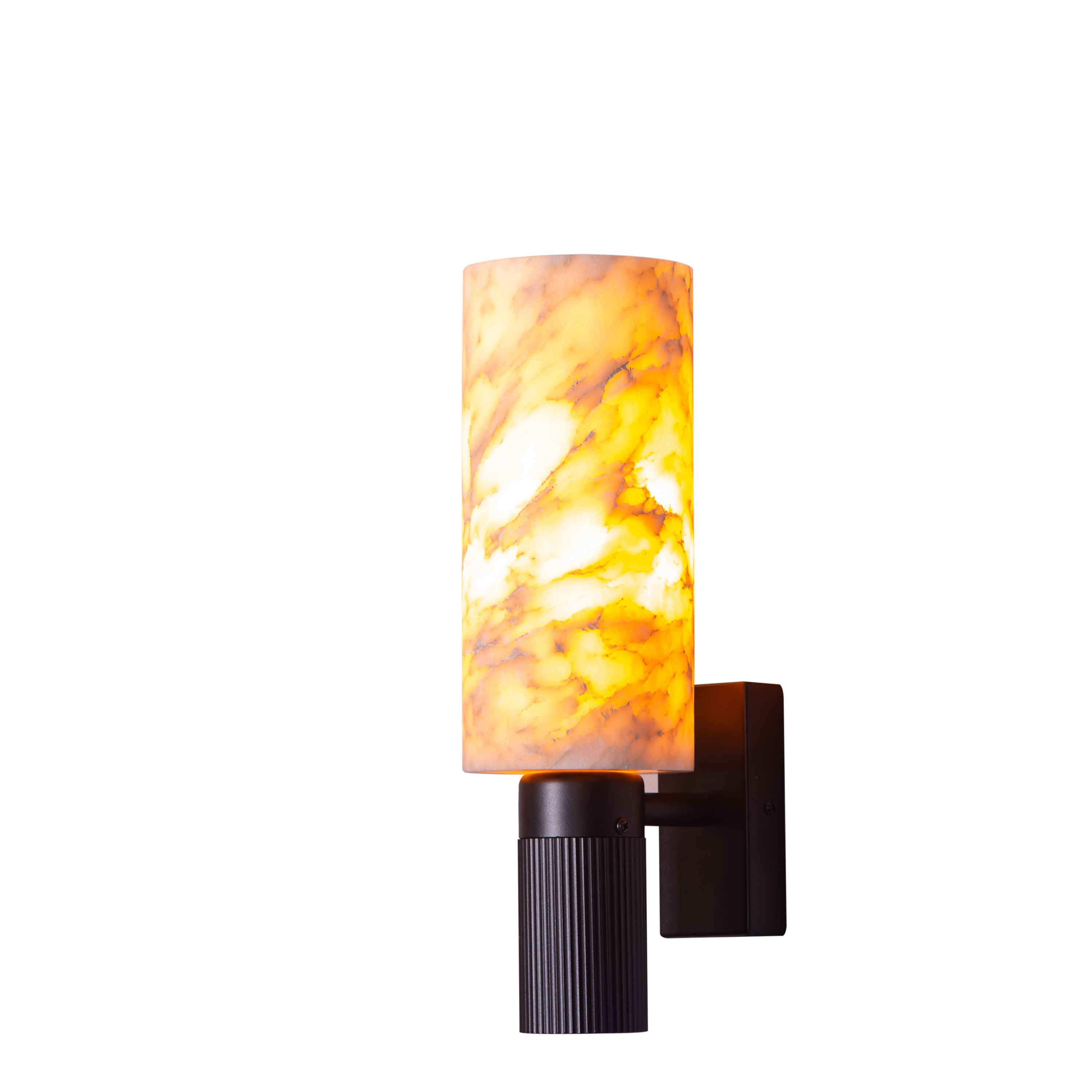 Sandstorm (Black) Alabaster Wall Light
