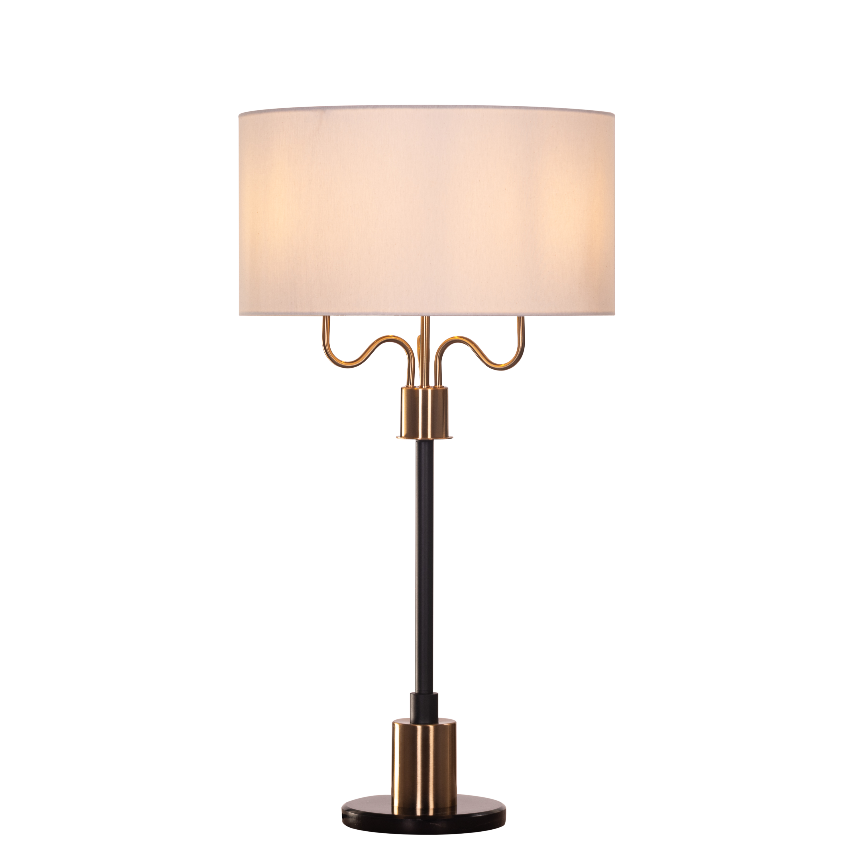 Aubrelle (Black & Gold) Marble Table Lamp