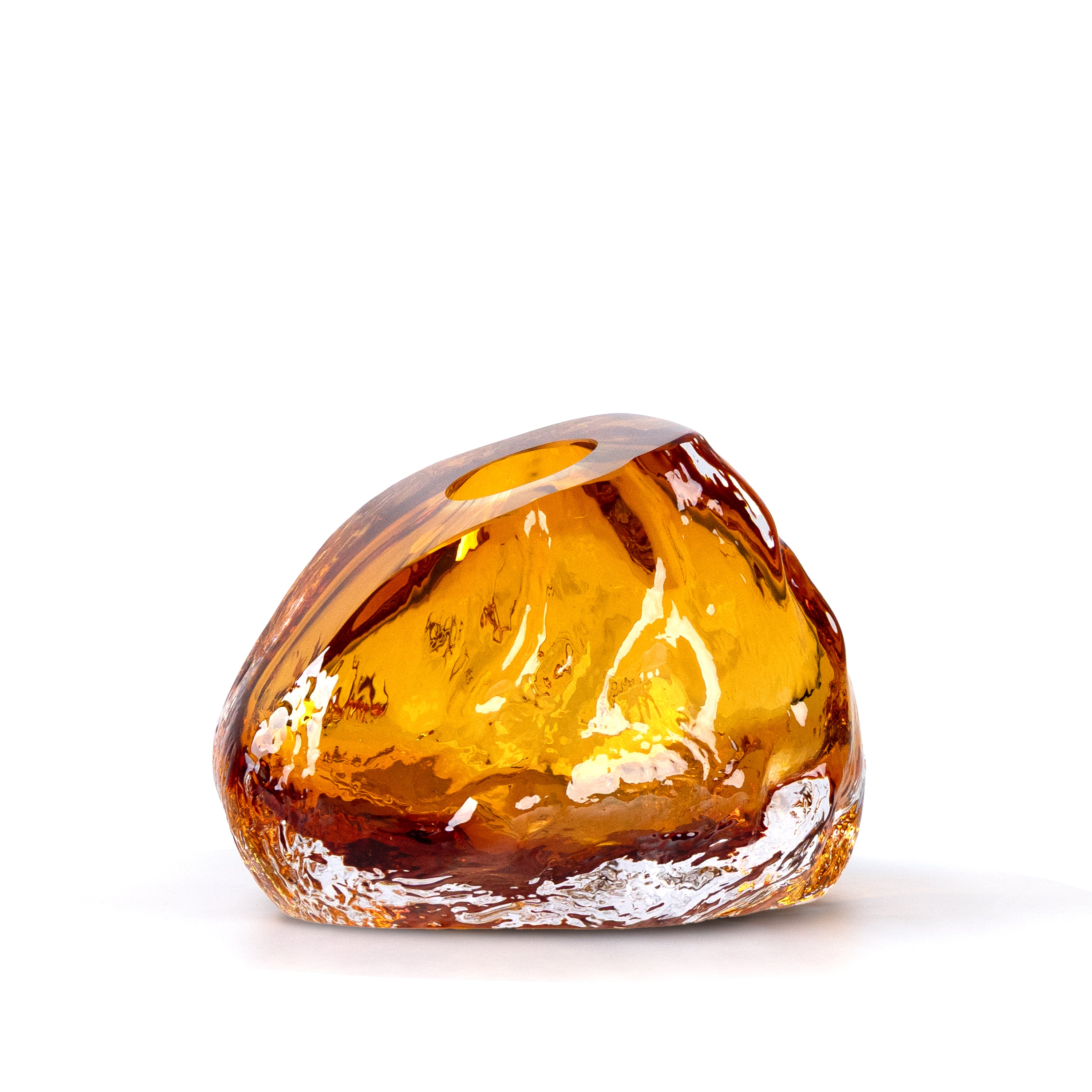 Oracle Breath (Amber) Glass Vase