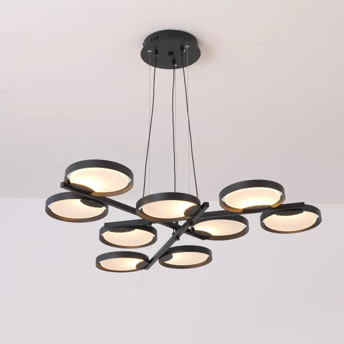 Midnight Orbital (Black) Chandelier