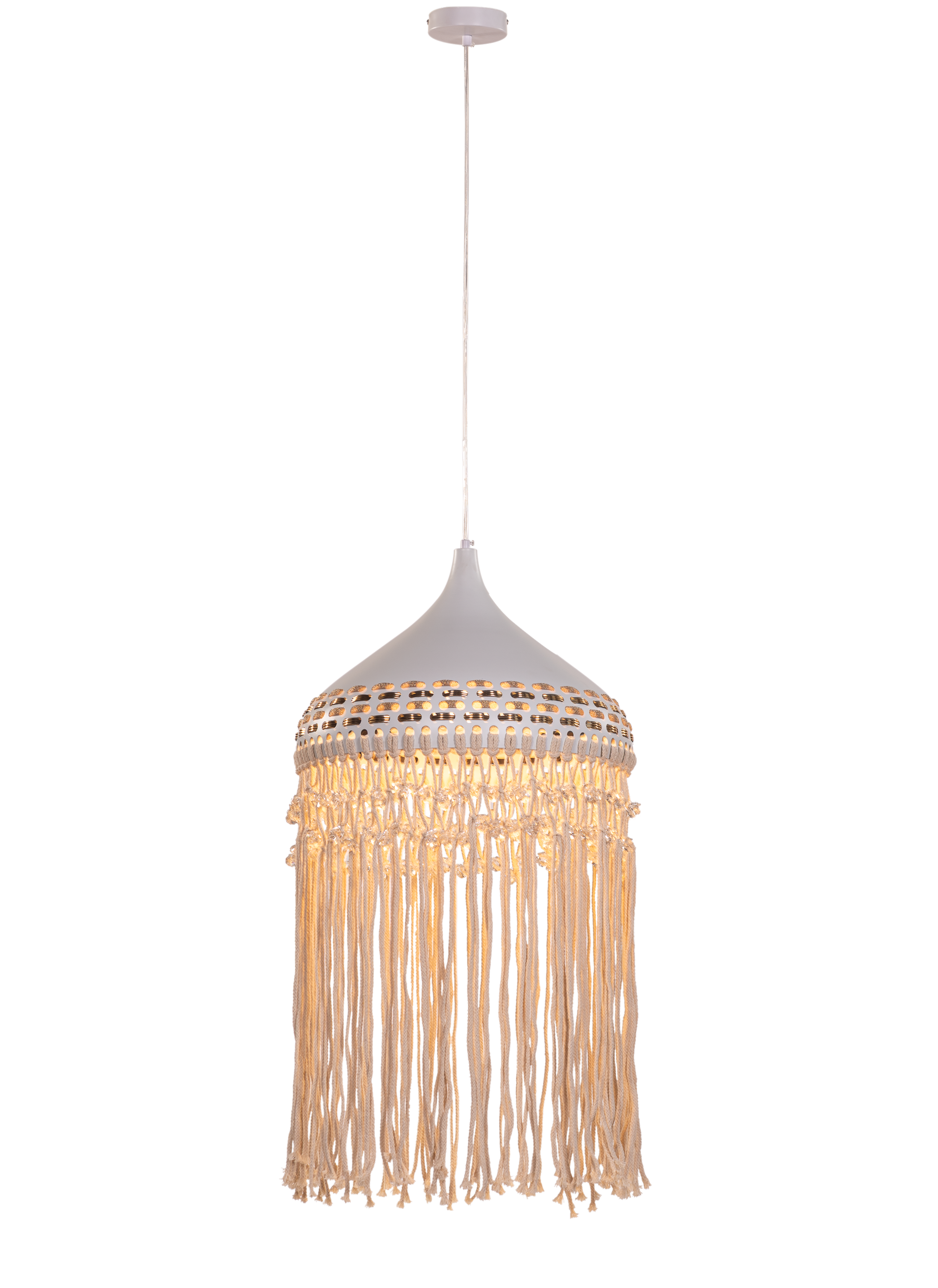 Born In Bali Ivory Pendant Light