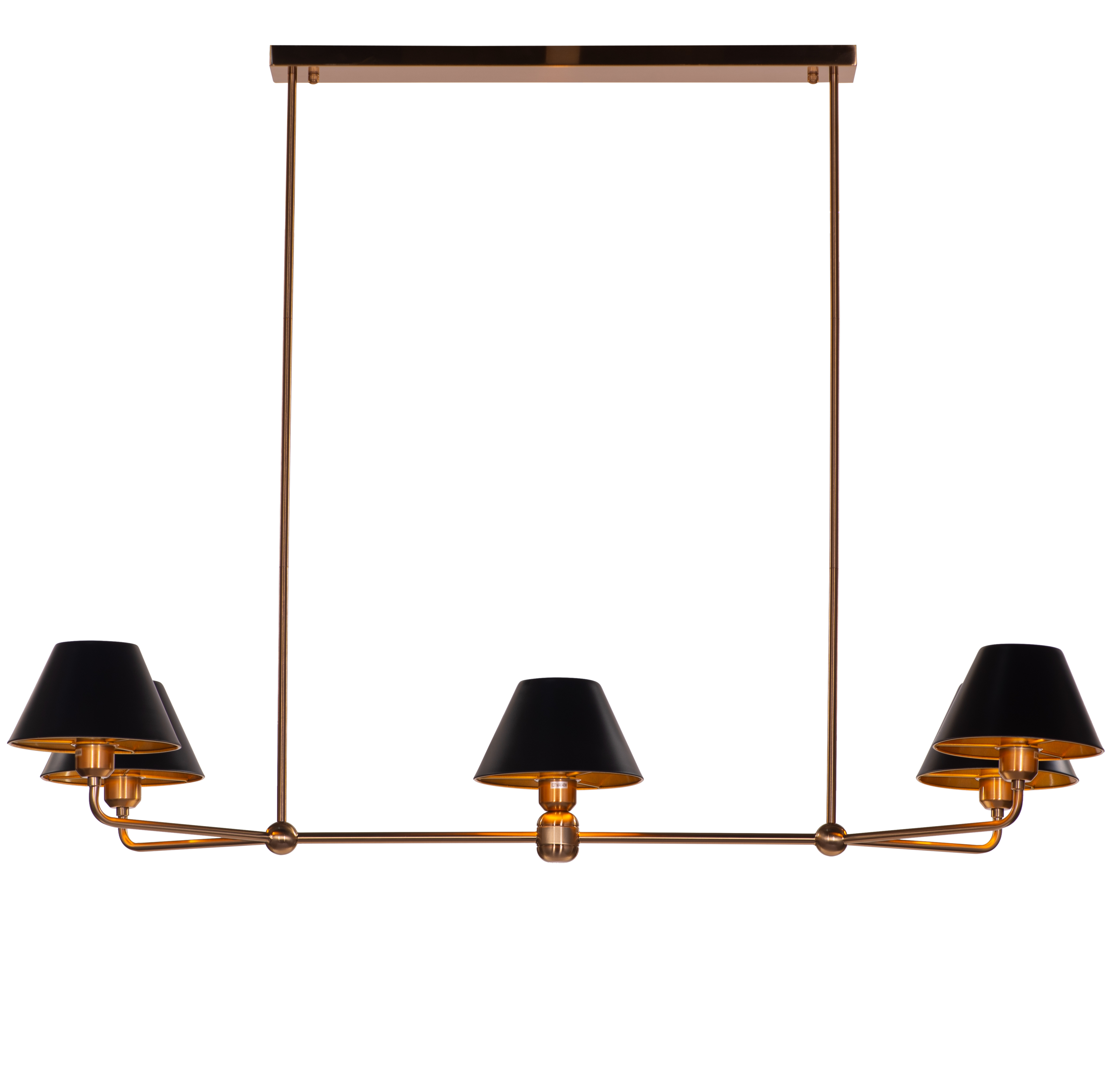 King Is Gone (Gold, Black) Chandelier