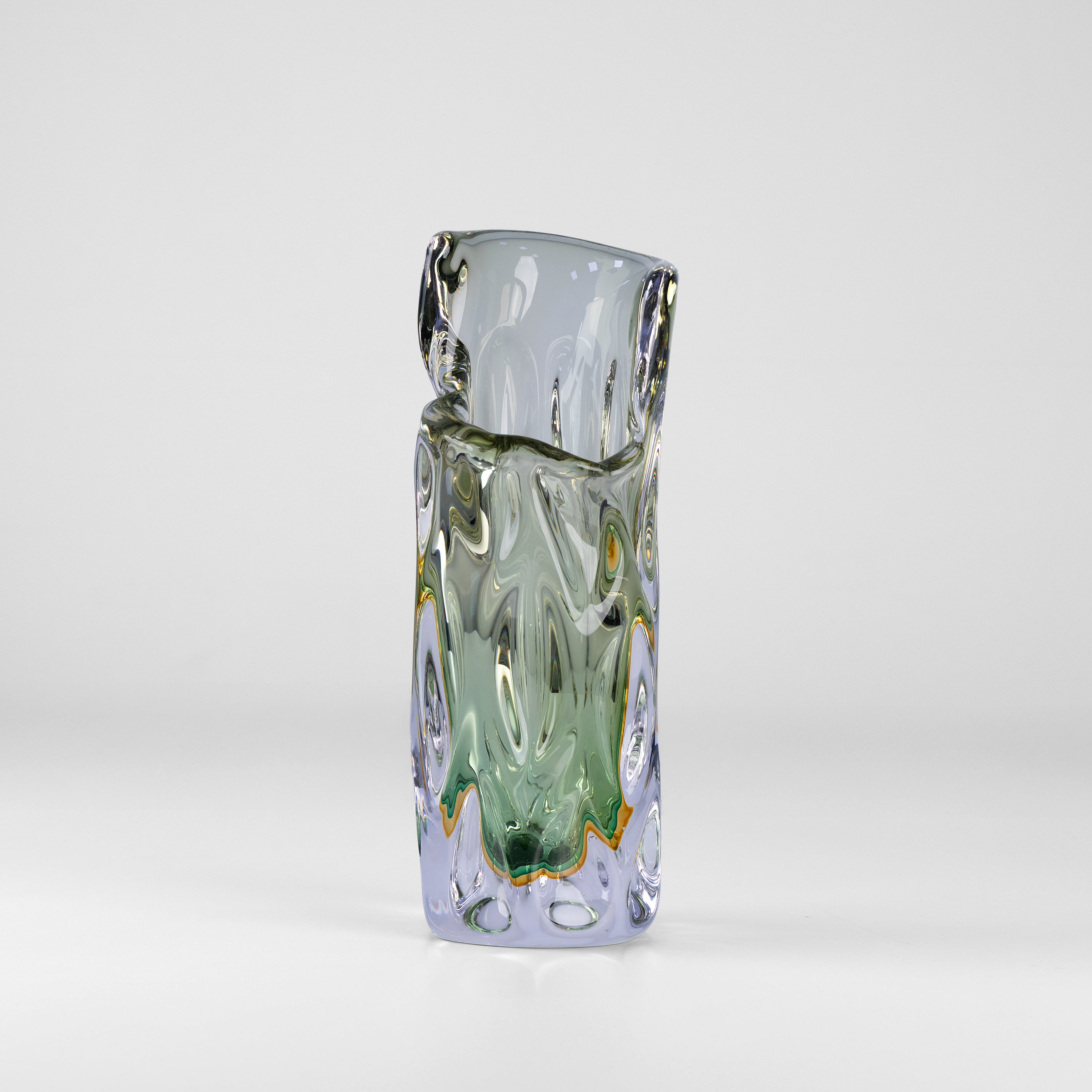 Distortion (Green) Glass Vase