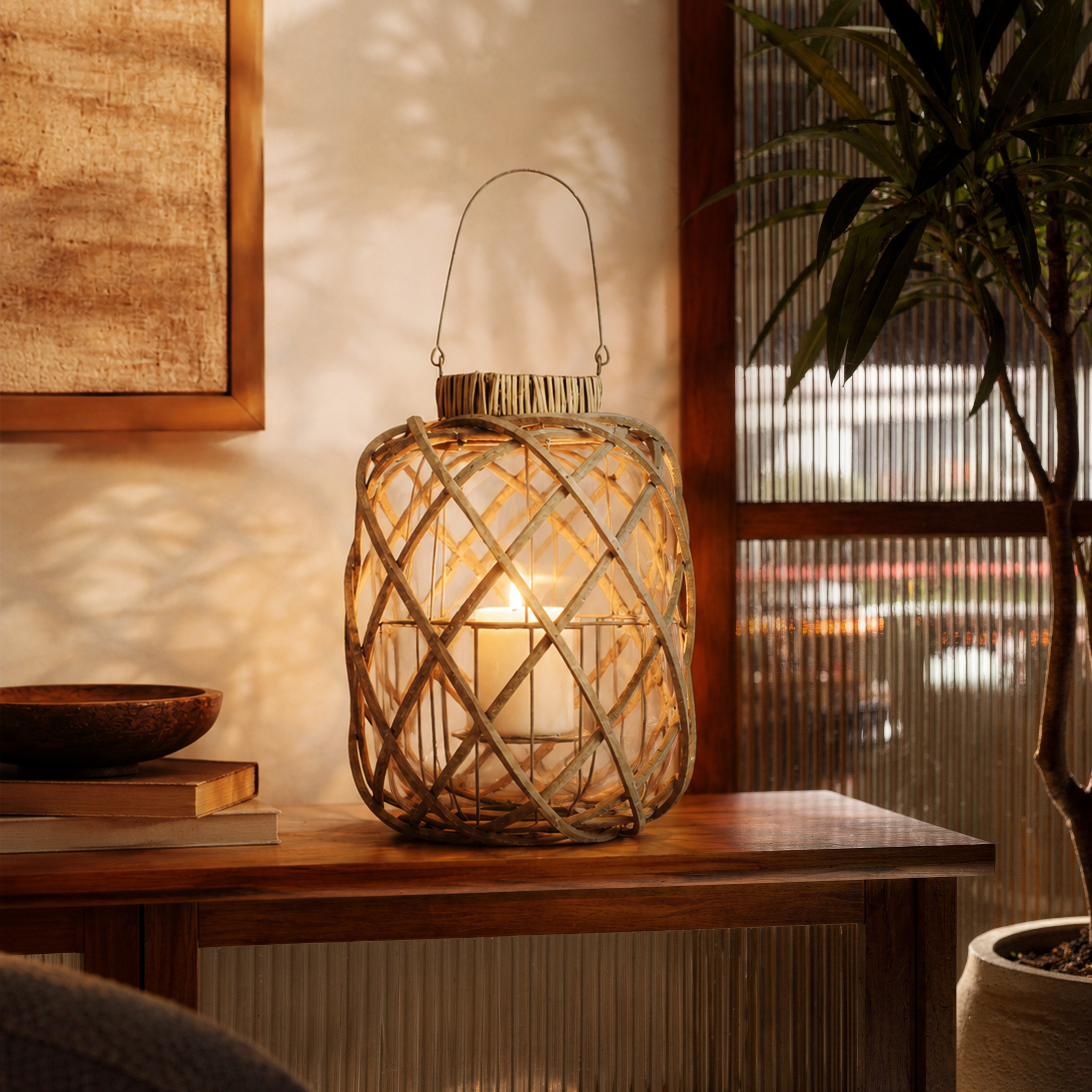 Light a Lamp (Medium, Brown) Wooden