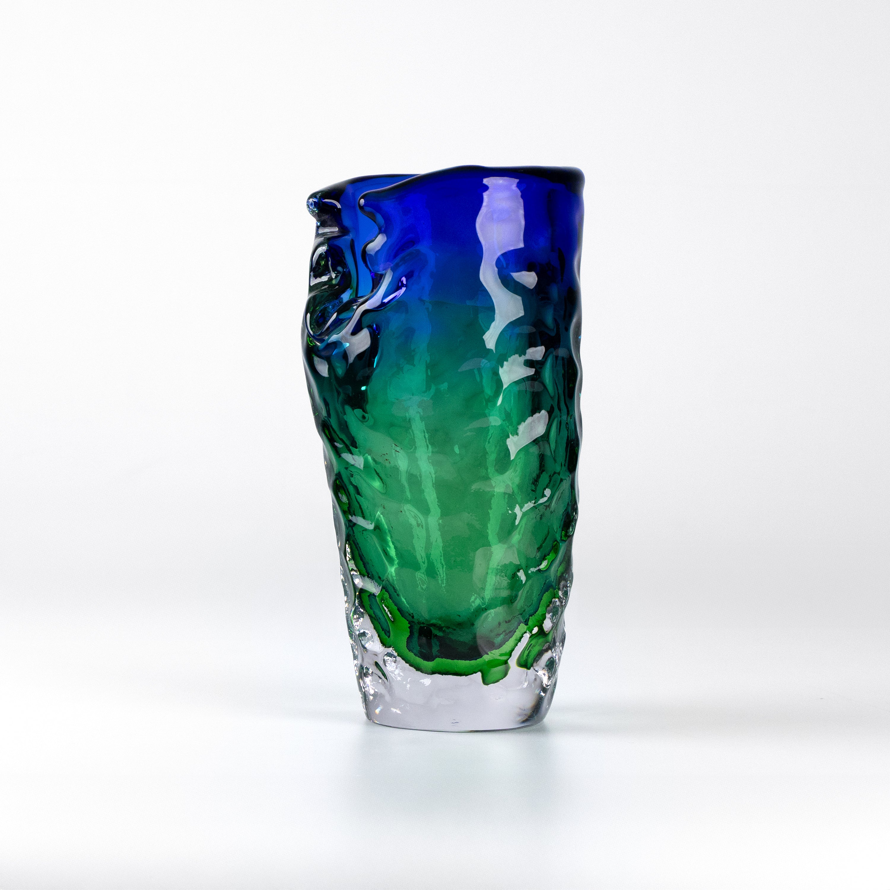 Midnight (Green) Meadow Glass Vase