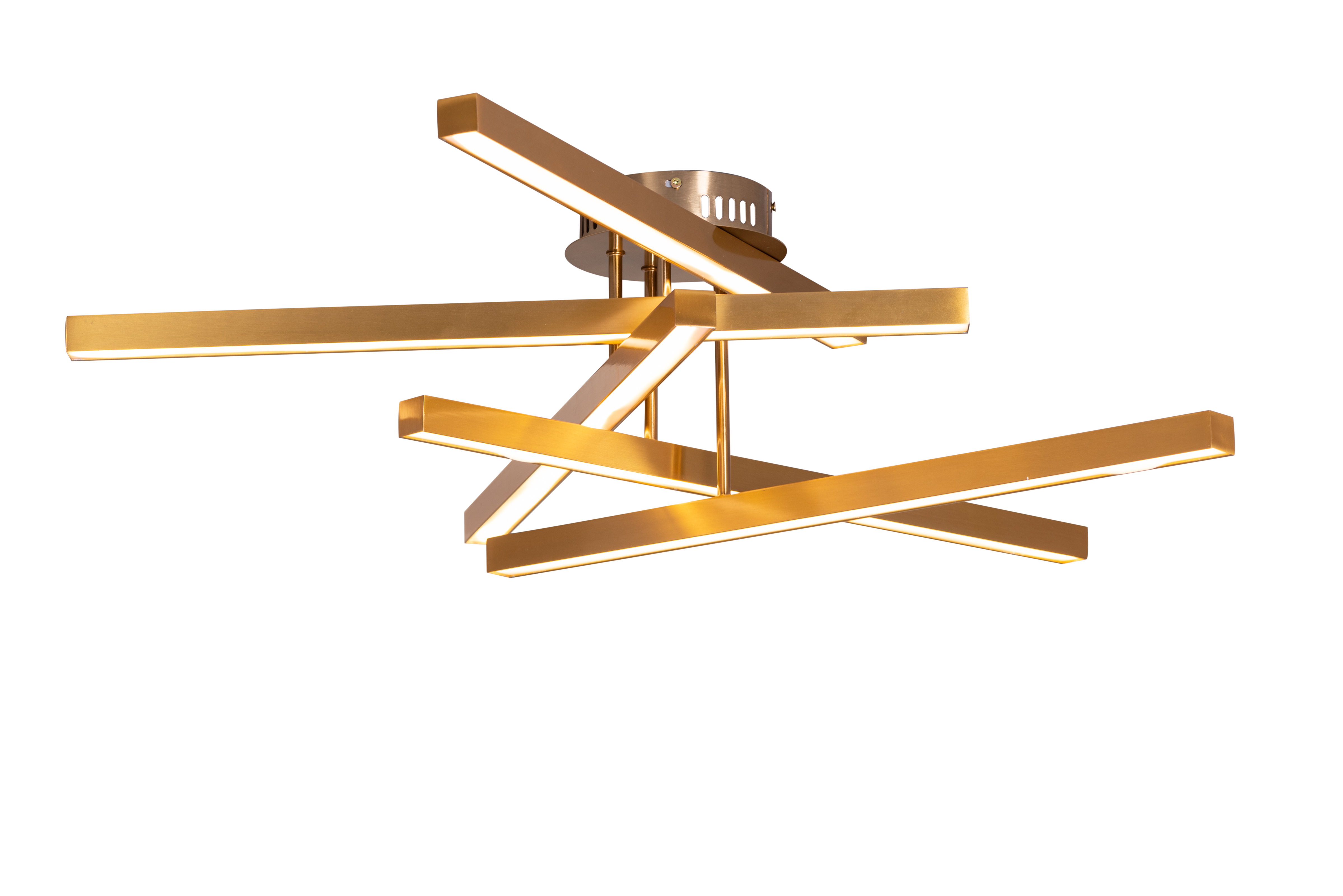 Run The World (Gold, Dimmable LED with Remote Control) Ceiling Light