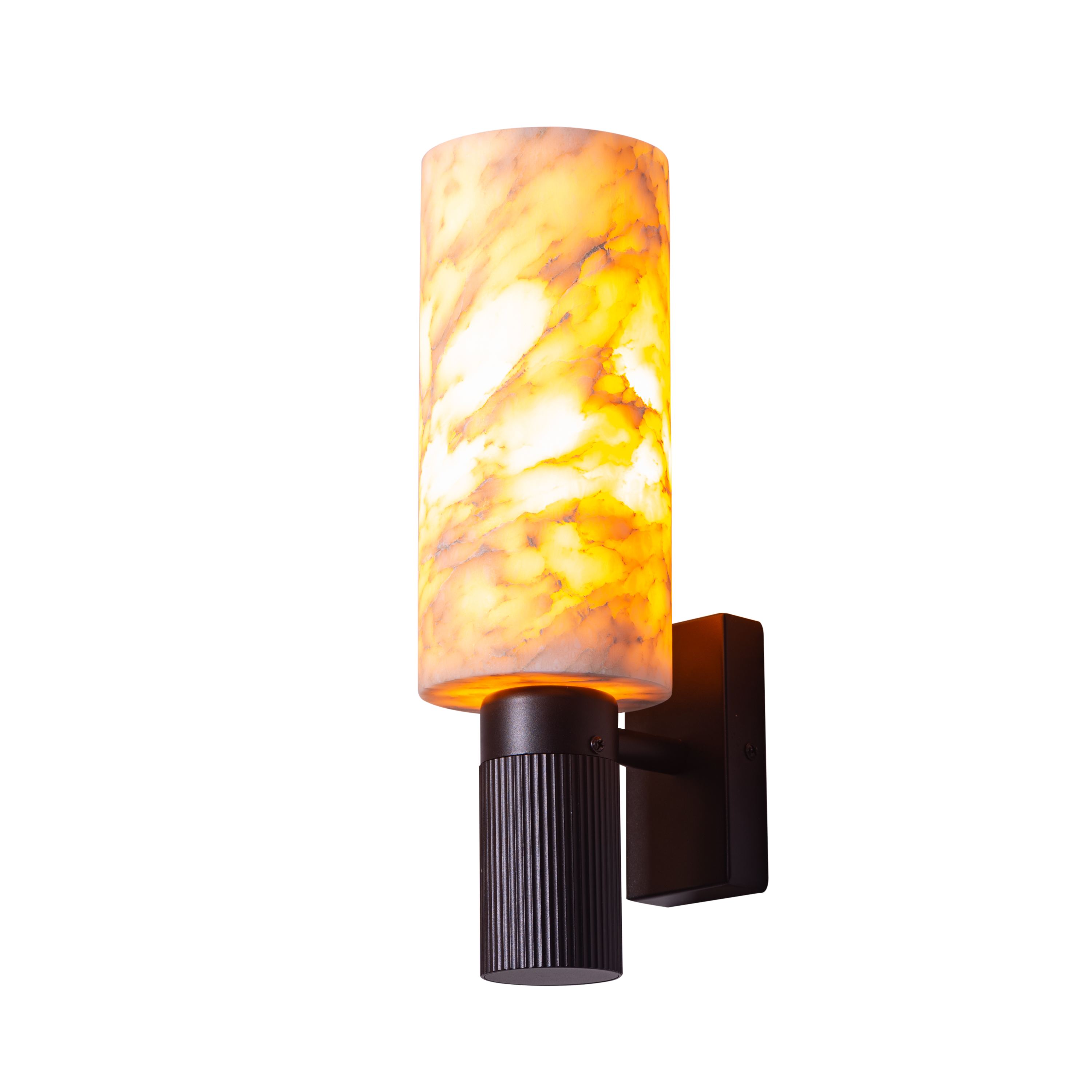 Sandstorm (Black) Alabaster Wall Light