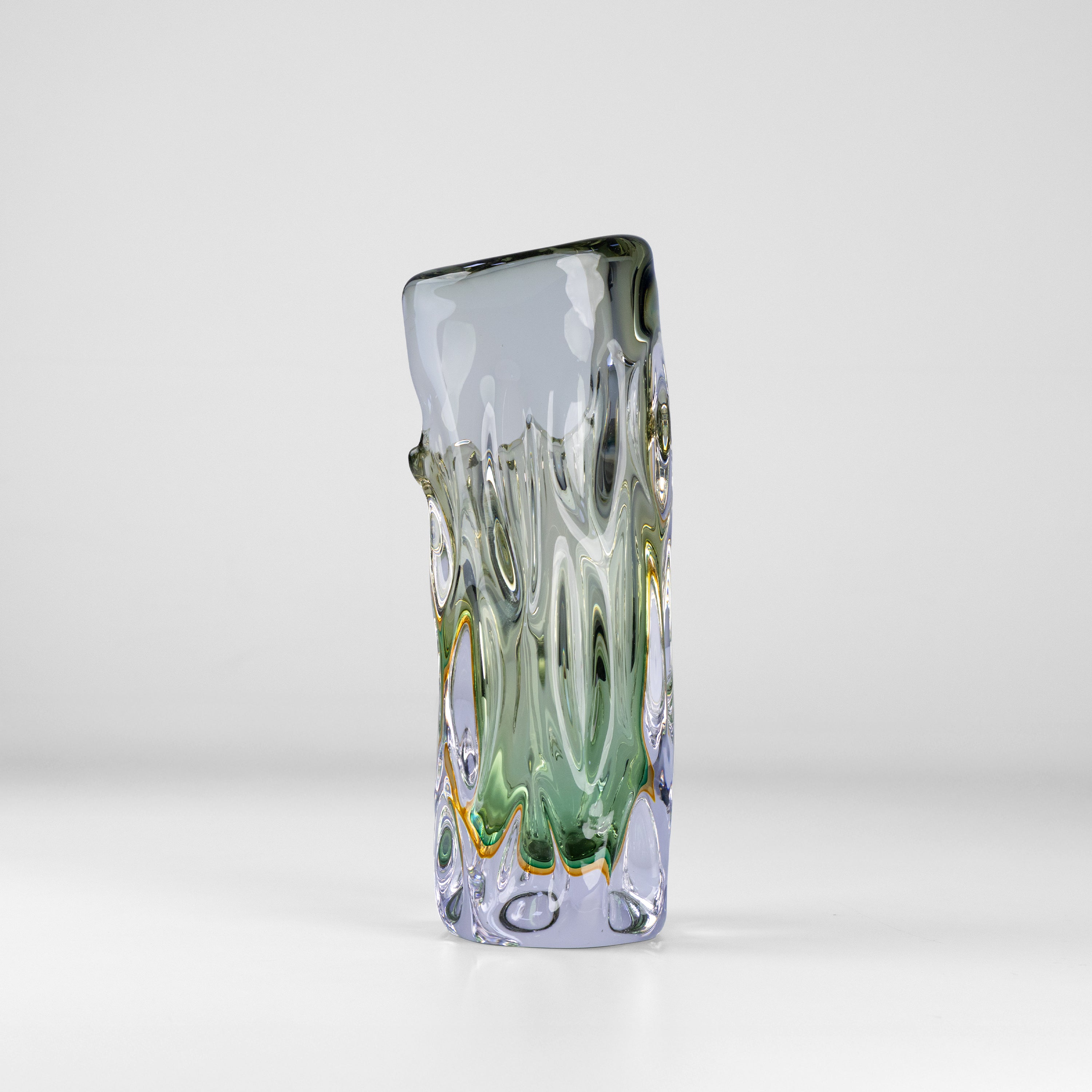 Distortion (Green) Glass Vase