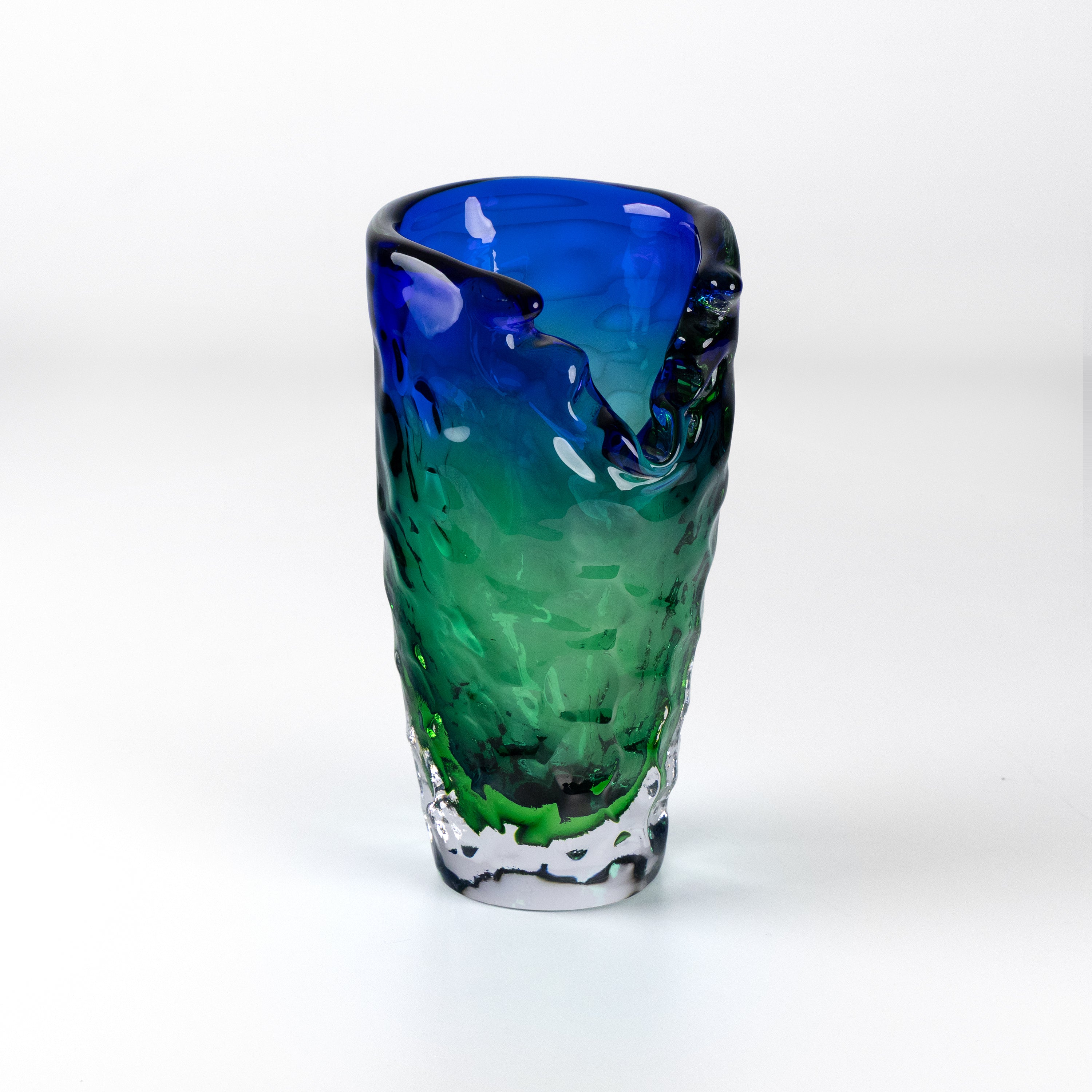 Midnight (Green) Meadow Glass Vase