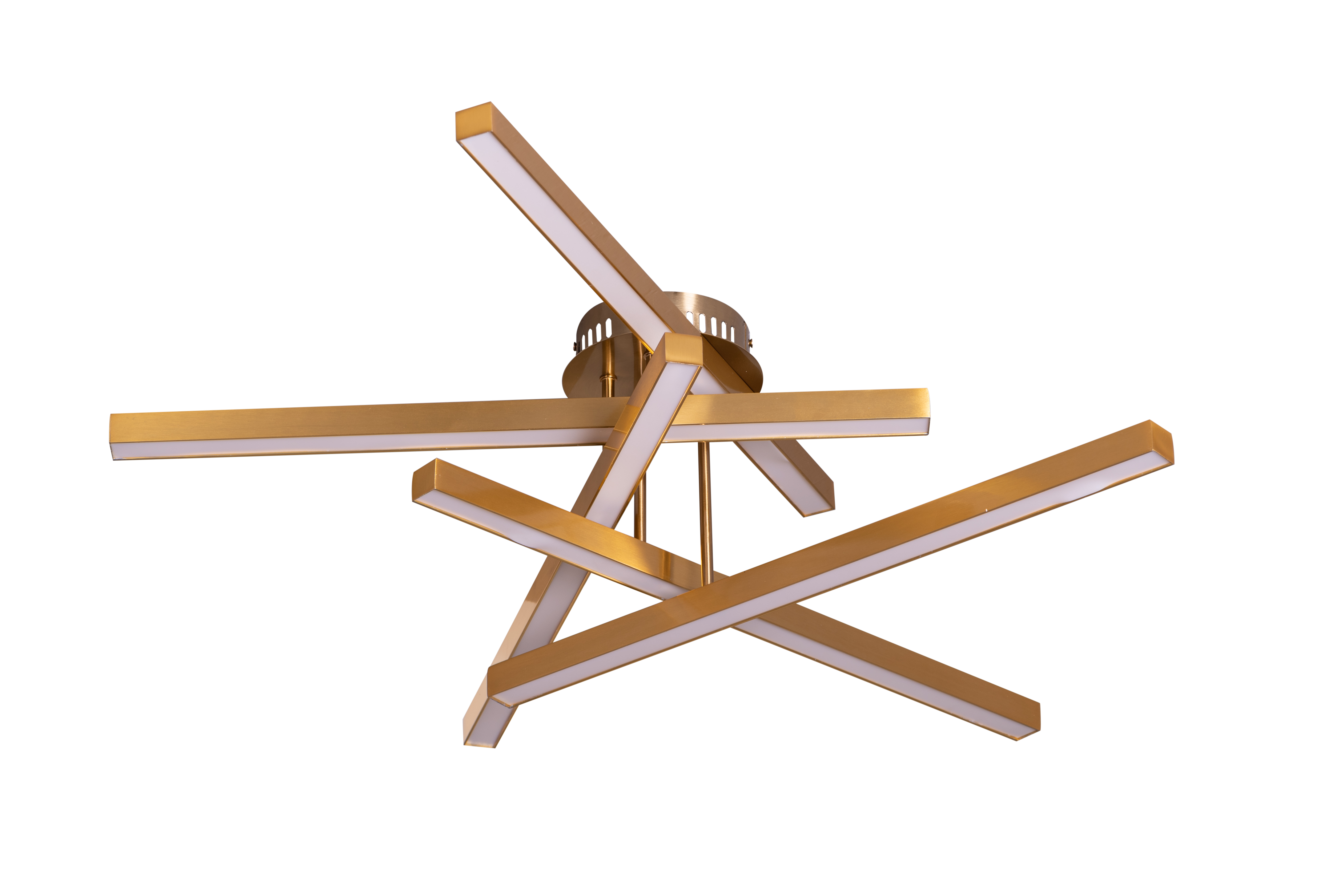 Run The World (Gold, Dimmable LED with Remote Control) Ceiling Light