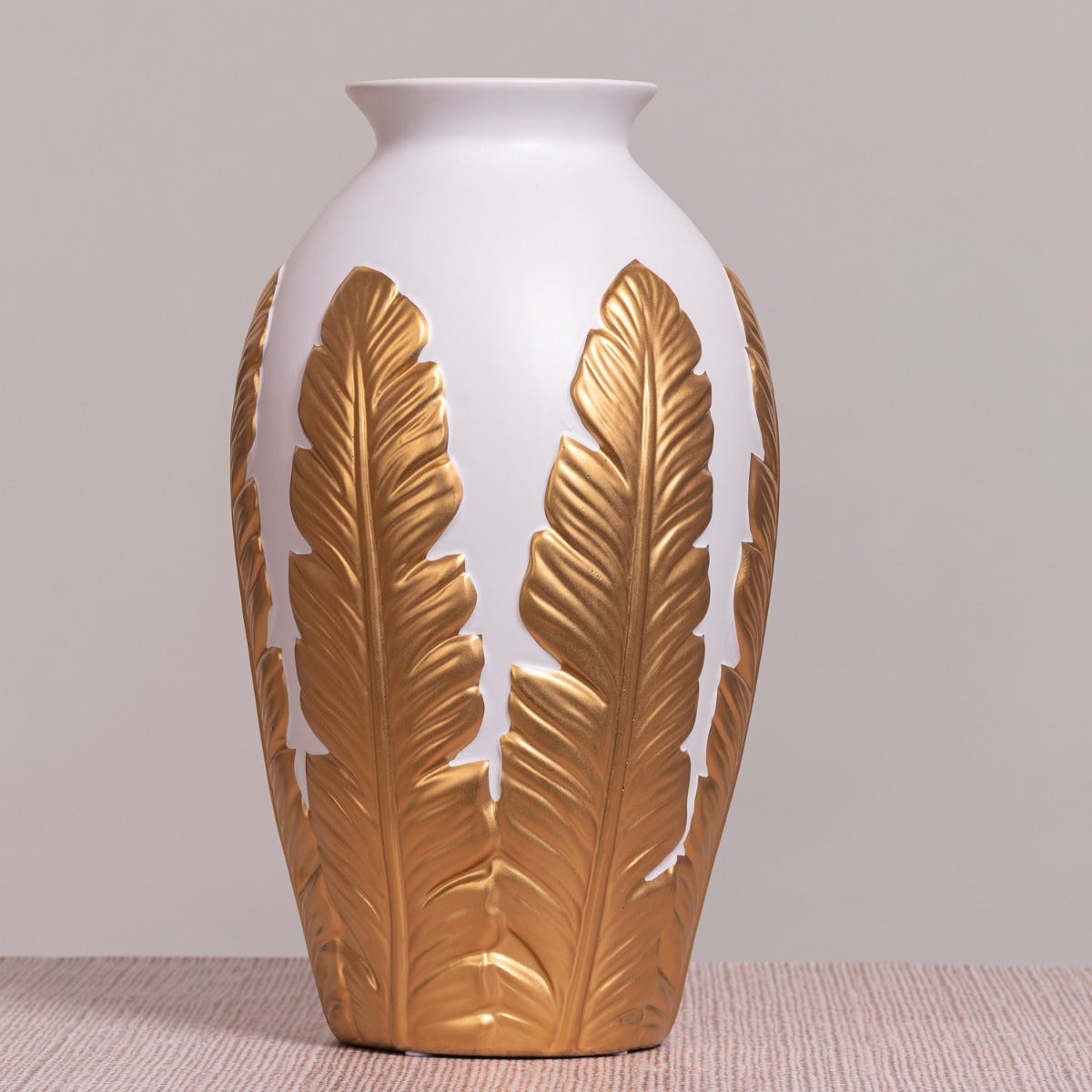 Desert Dream (Gold/ White) Ceramic Vase