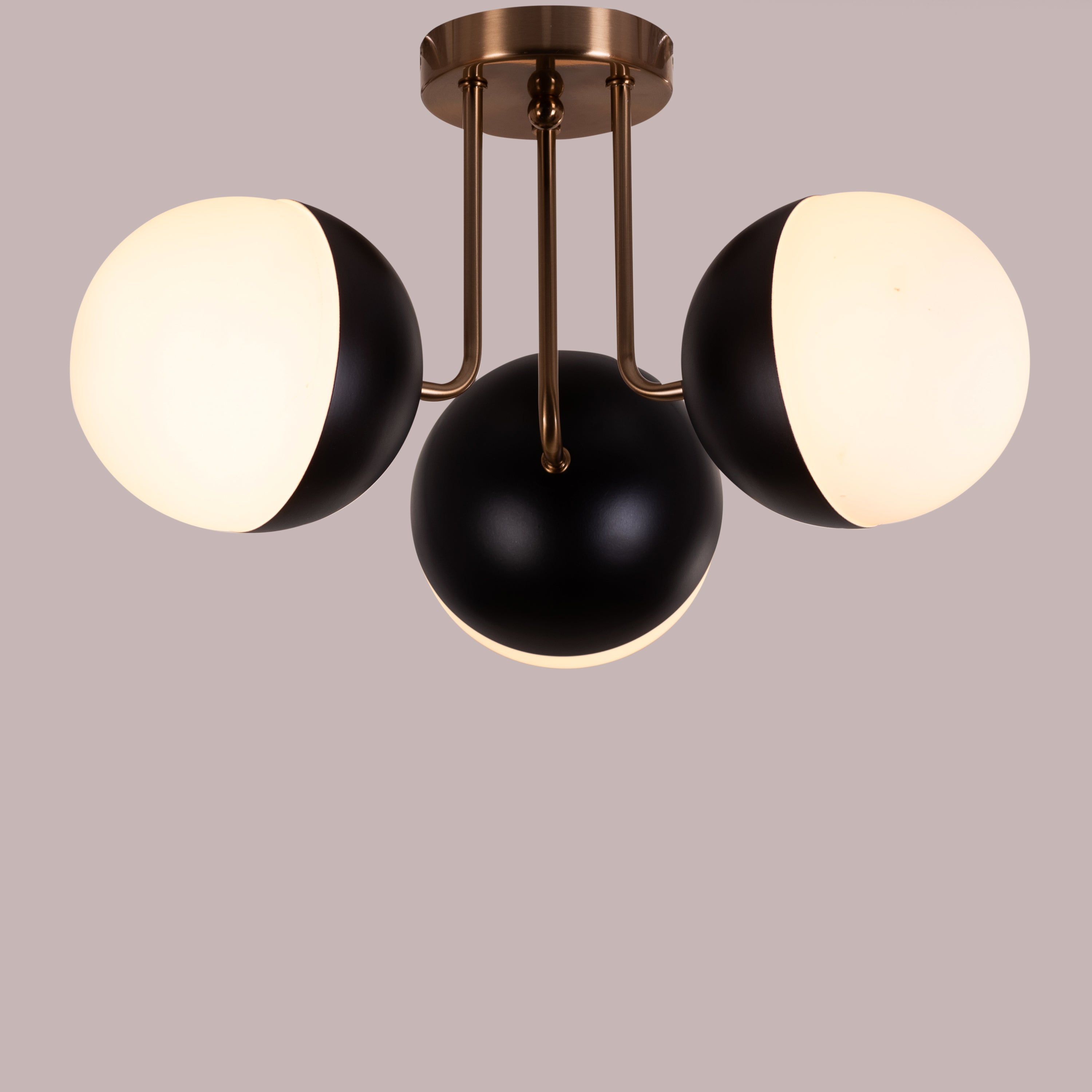 Addiction (Gold, Black) Ceiling Light