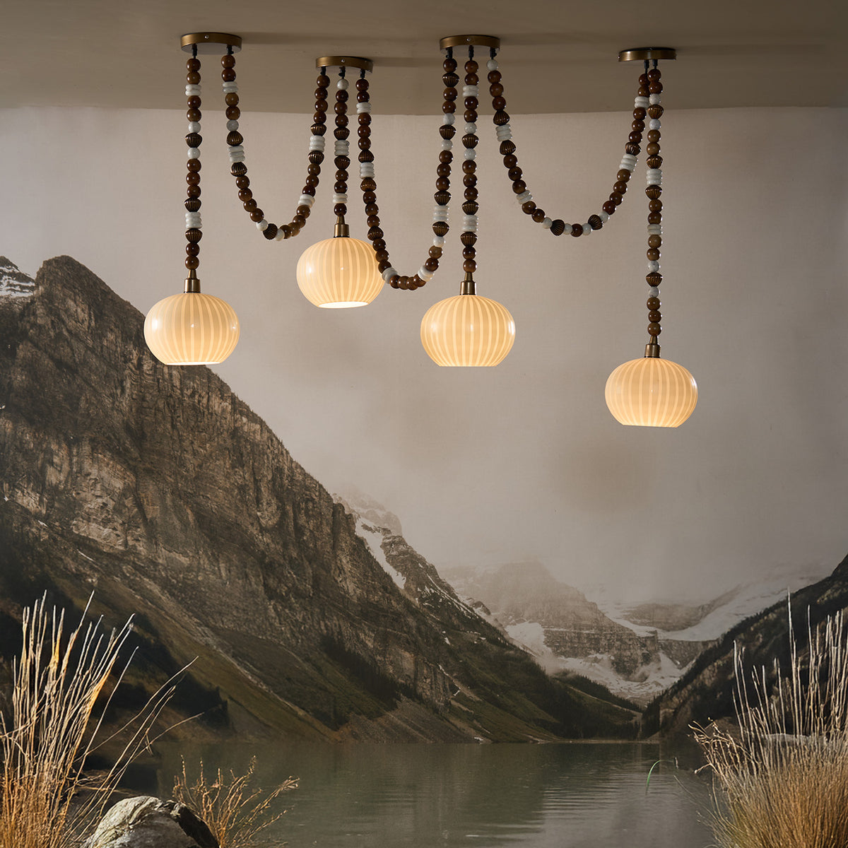 A Portrait Of Light Chandelier Handmade By Yaahvi