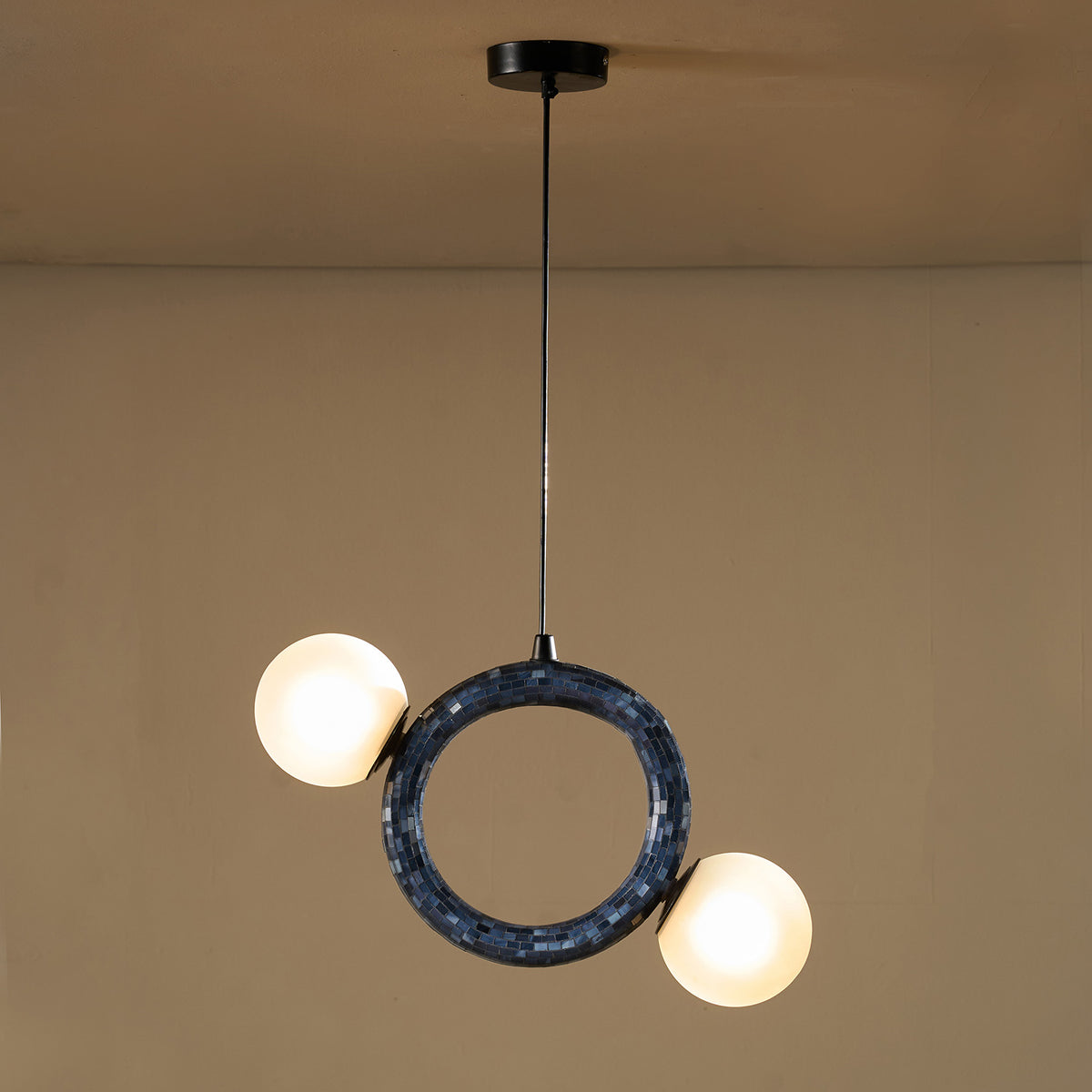 Aureate Whisper (Small) Pendant Light Handmade By Yaahvi