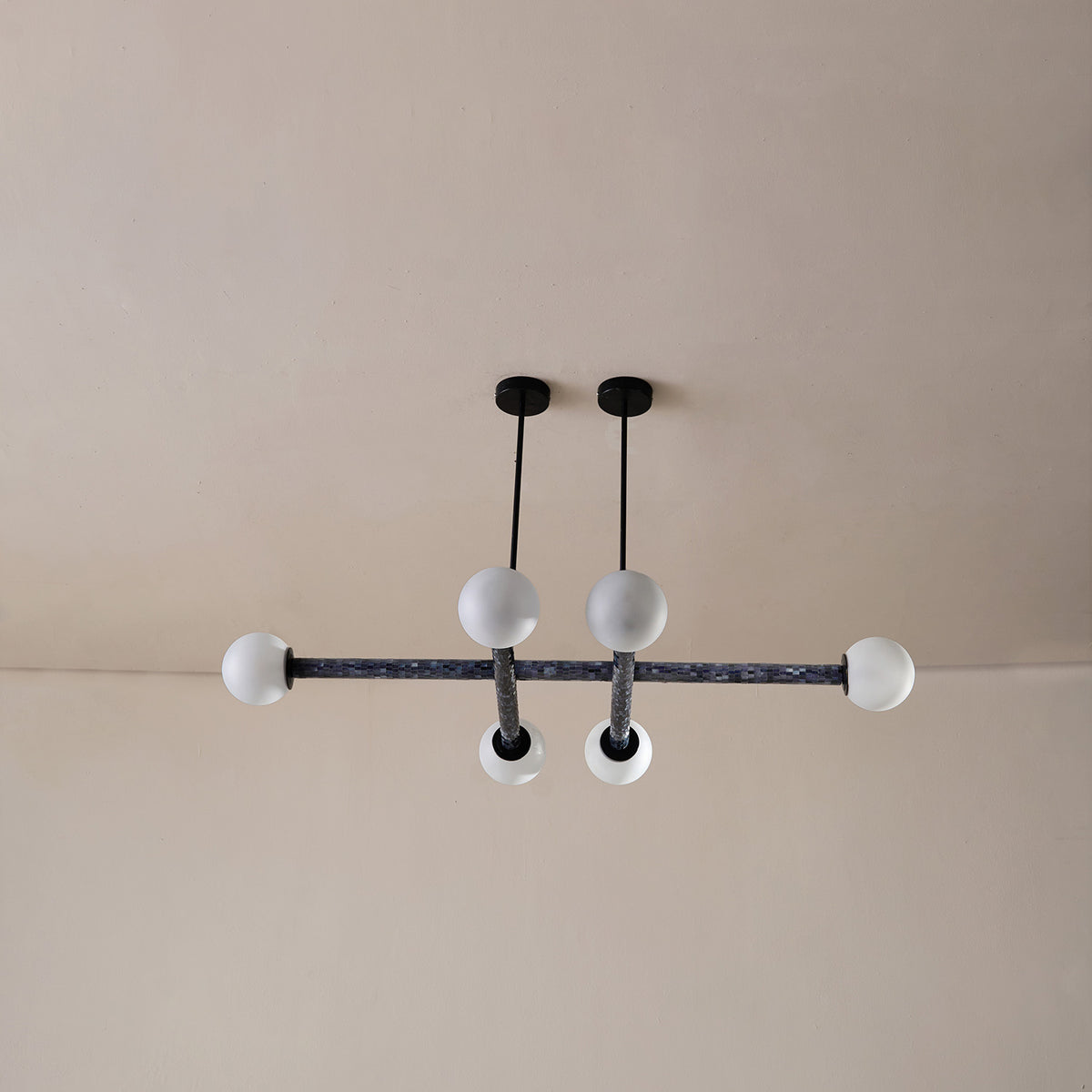 Monochrome Muse Chandelier Handmade By Yaahvi