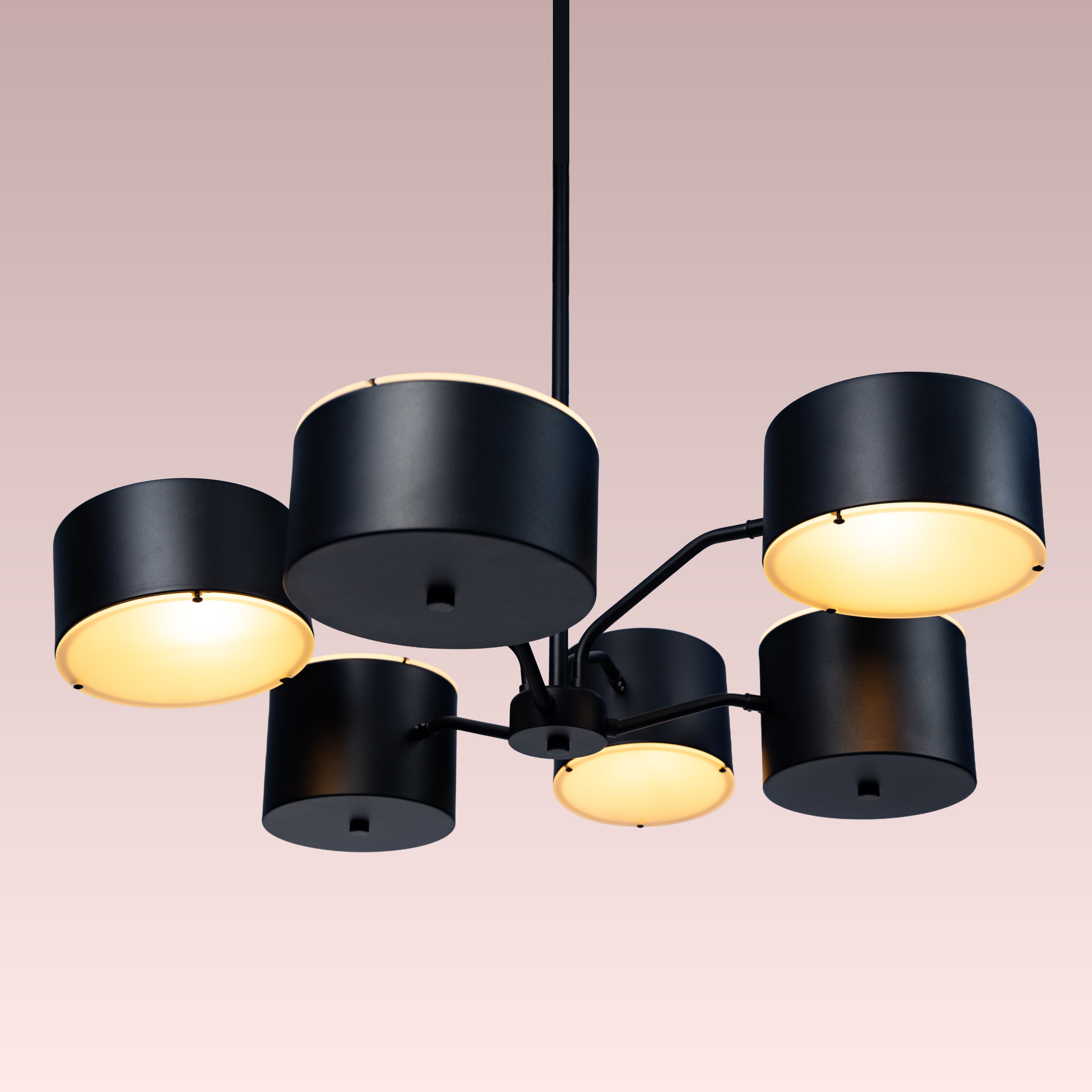 Vantel Obsidian (Black,Medium) Chandelier