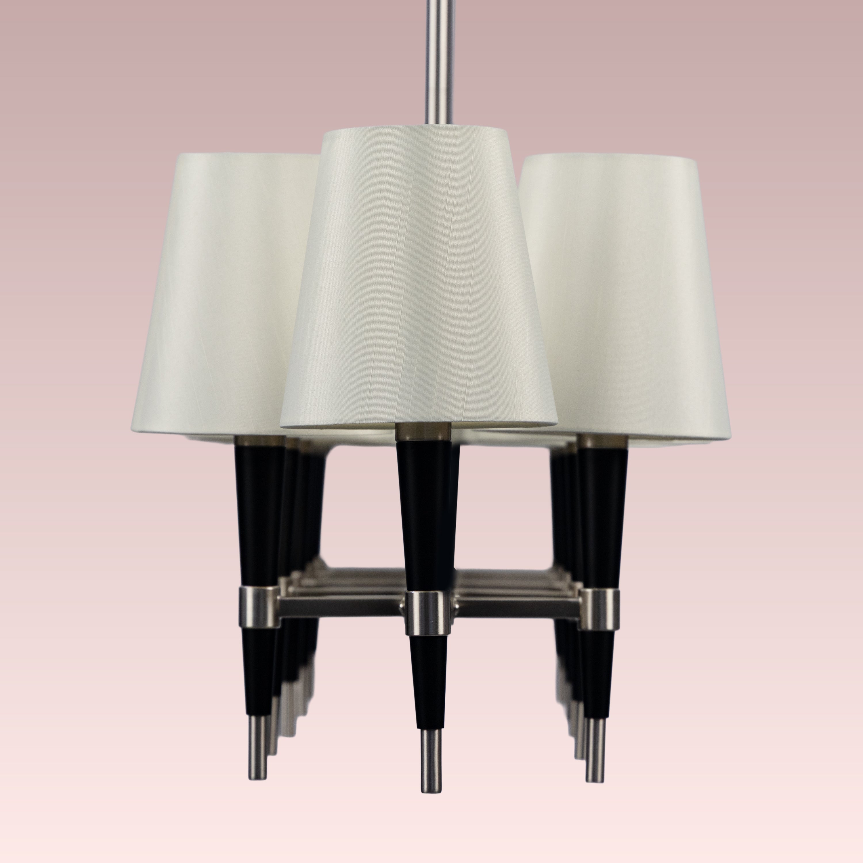 See The Unseen (S.S Finish, black) Fabric Chandelier
