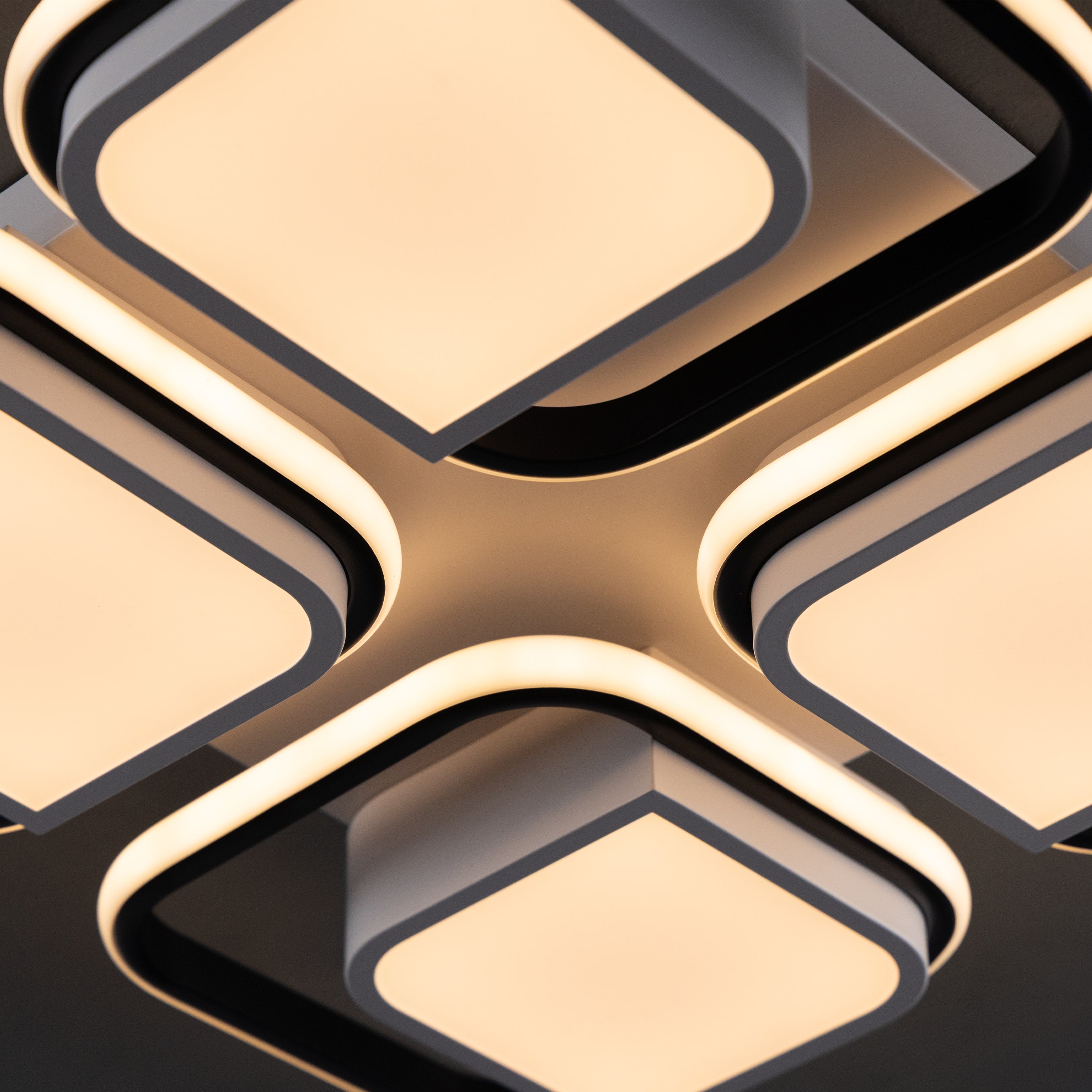 Lunaris Grid Dimmable LED Ceiling Light