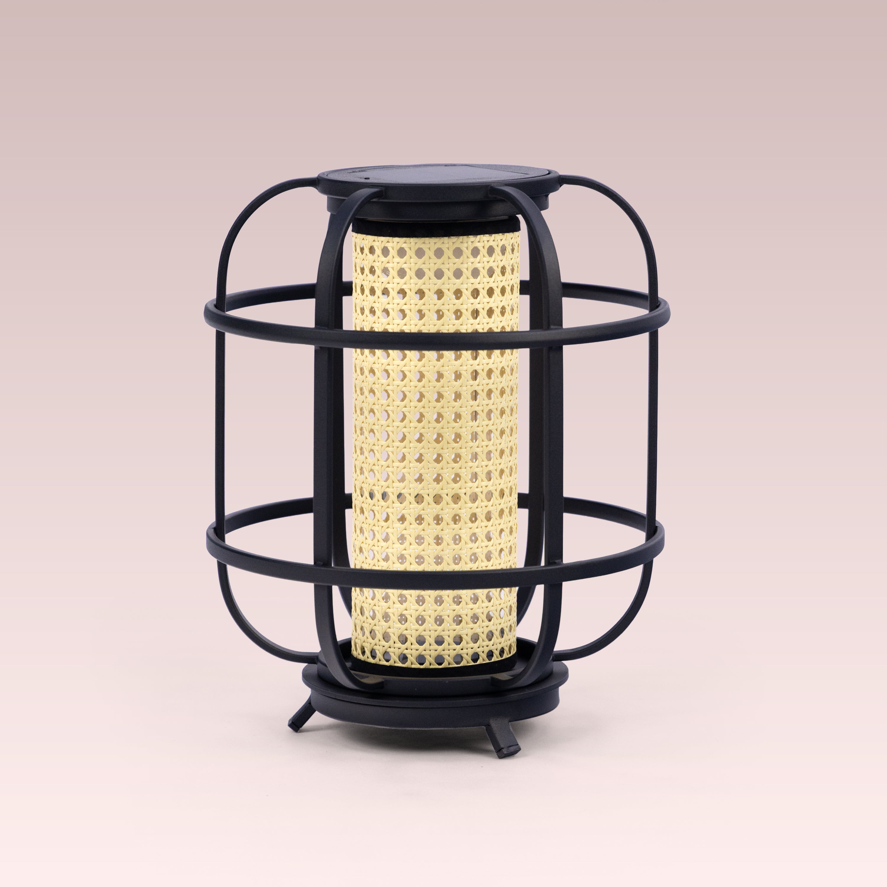 Beacon Tower (Black, Medium, Solar Powered-Rechargeable) Outdoor Floor Lamp