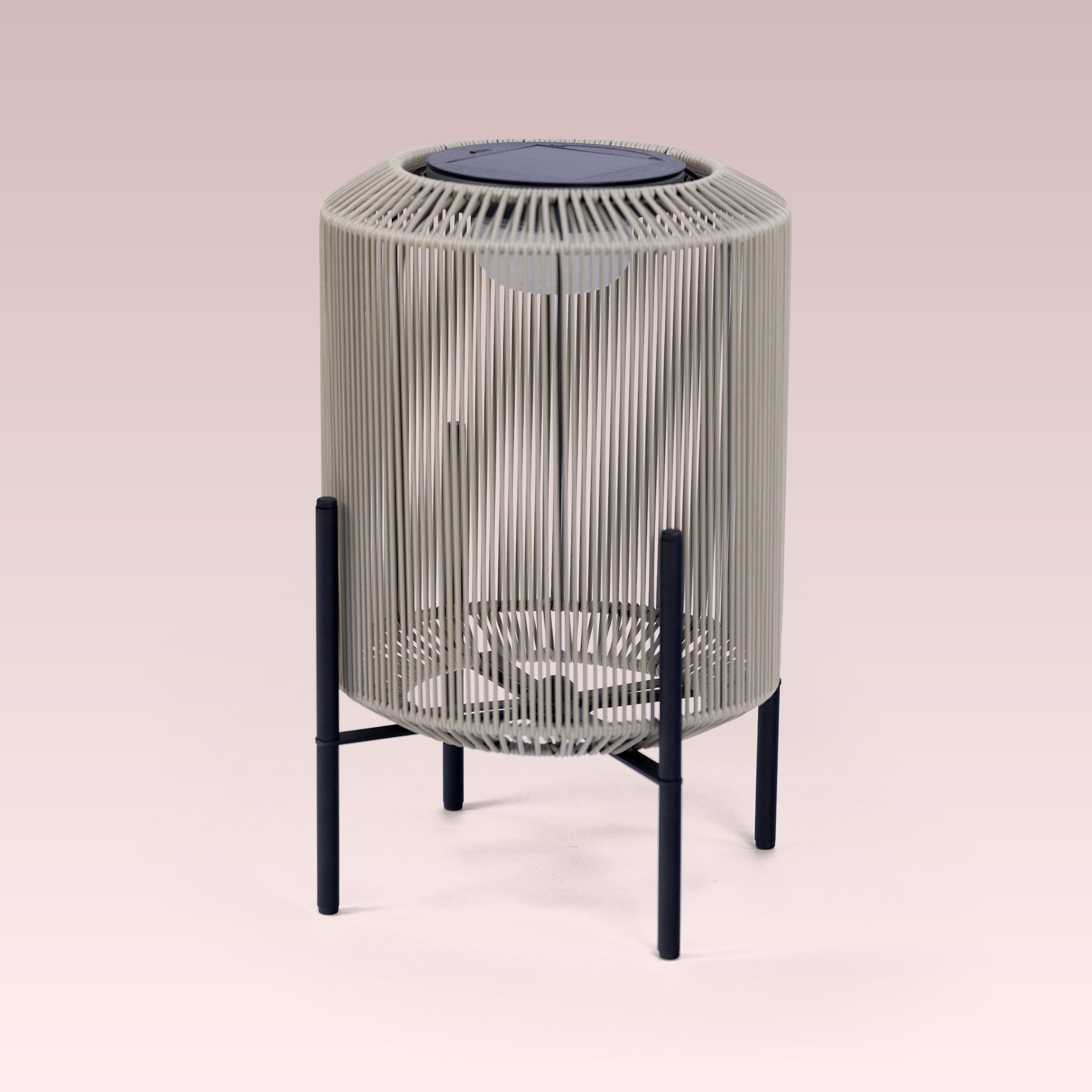 Valerius Gold (Solar Powered-Rechargeable) Outdoor Floor Lamp