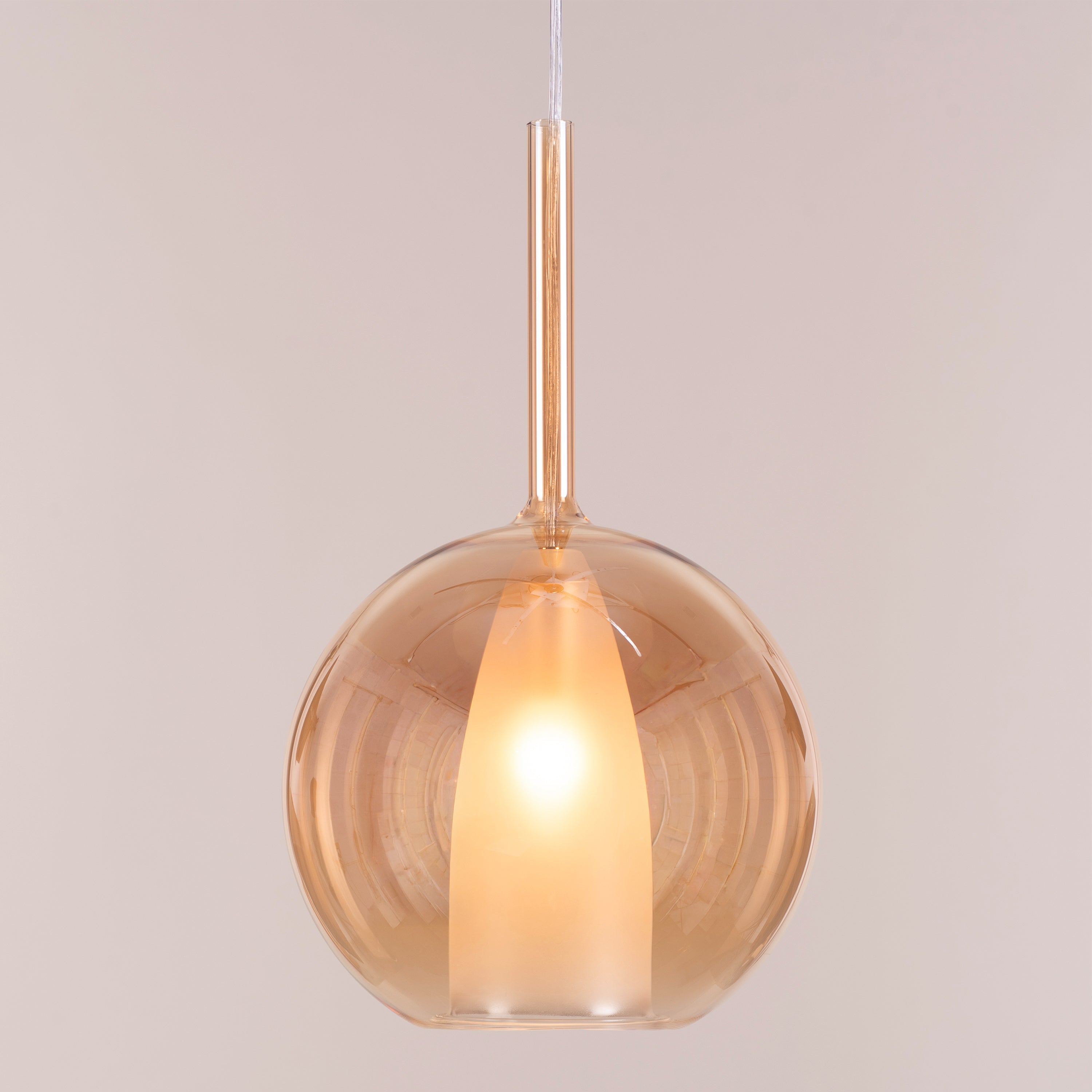 First Sign (Amber) Glass Pendant Light