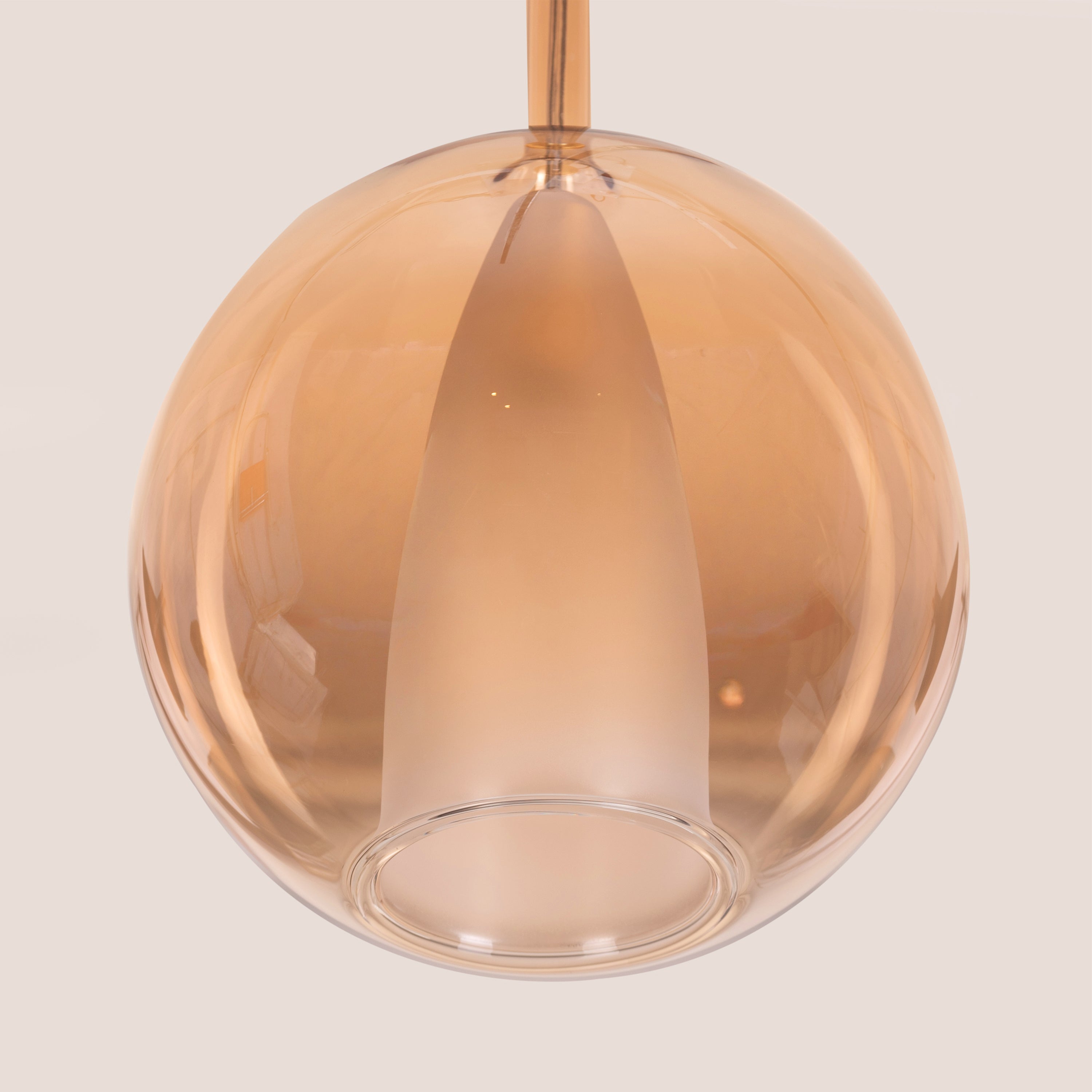 First Sign (Amber) Glass Pendant Light