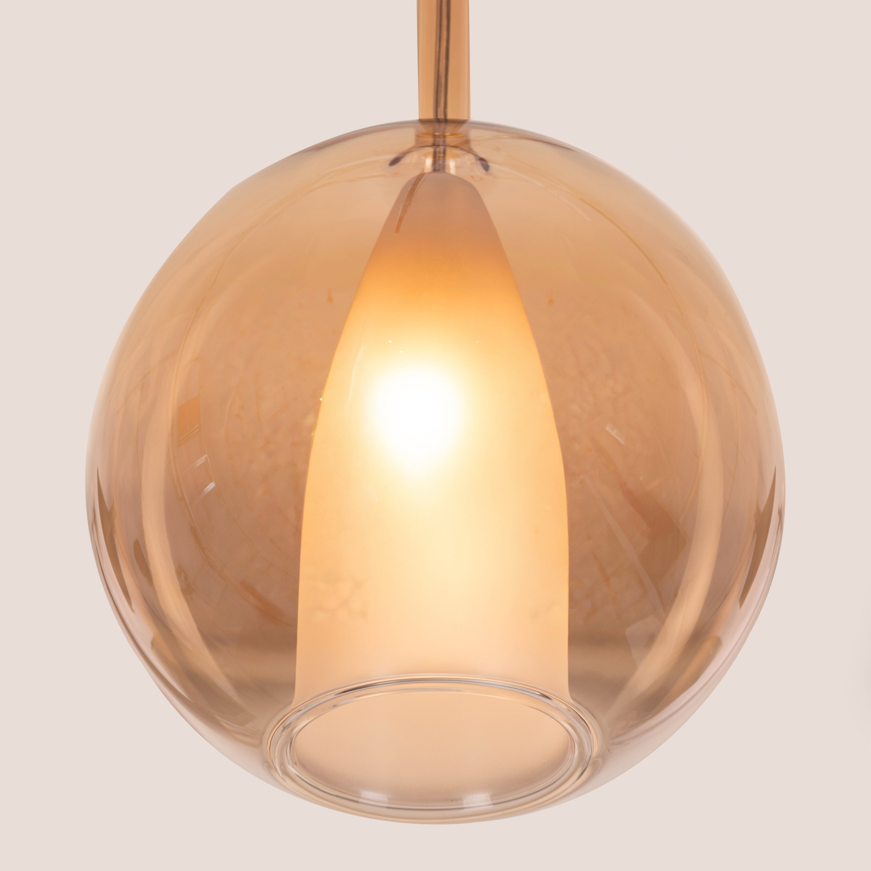 First Sign (Amber) Glass Pendant Light