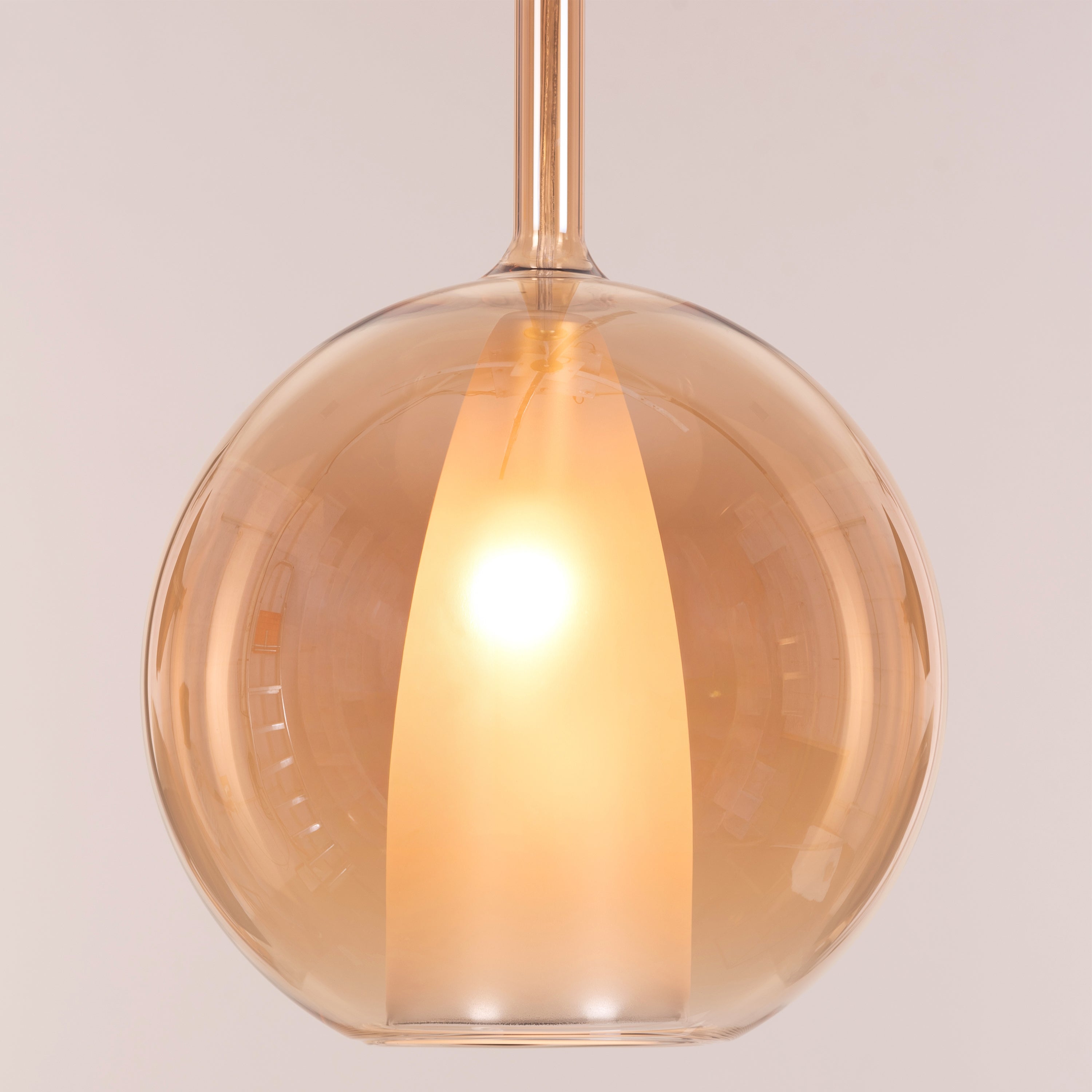 First Sign (Amber) Glass Pendant Light