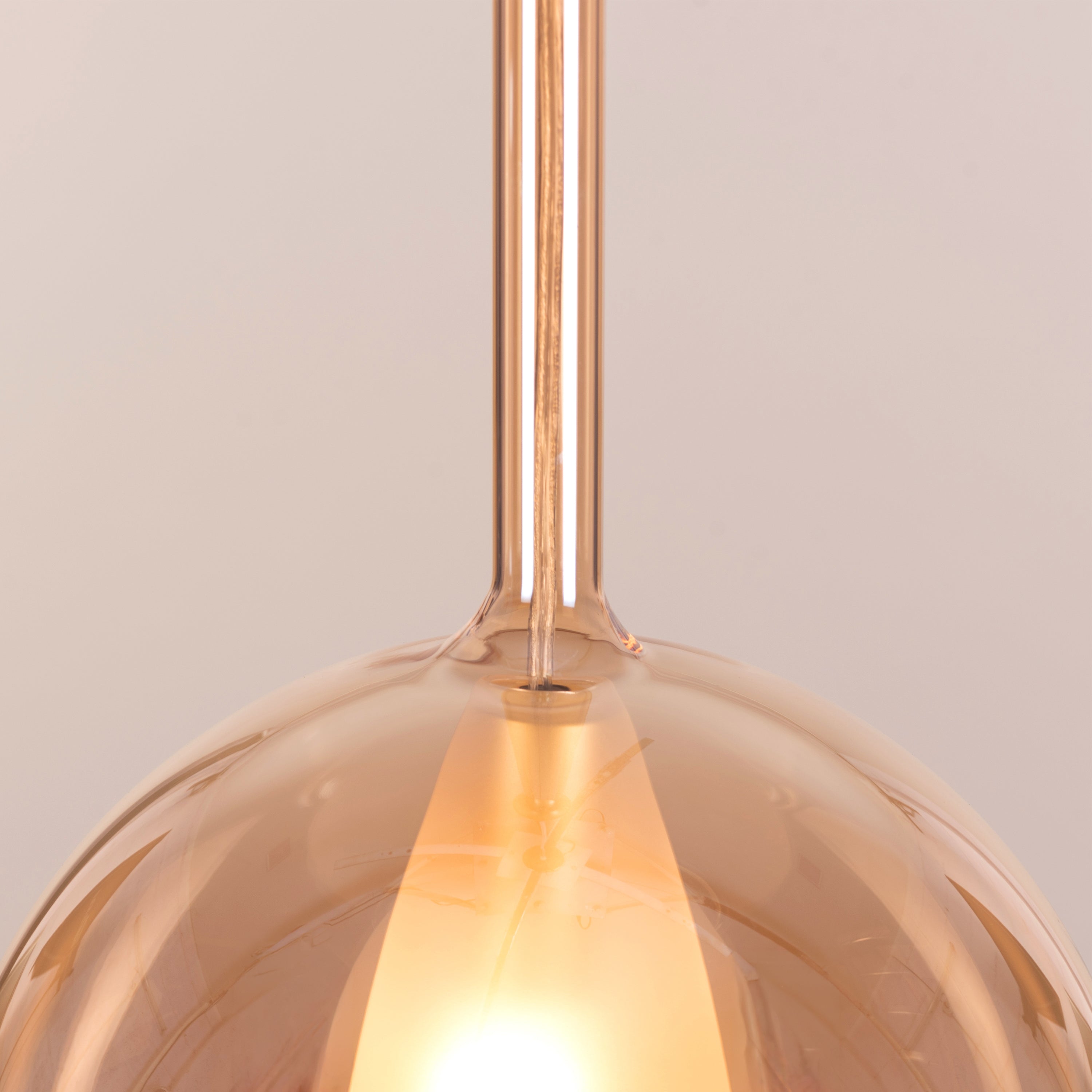 First Sign (Amber) Glass Pendant Light