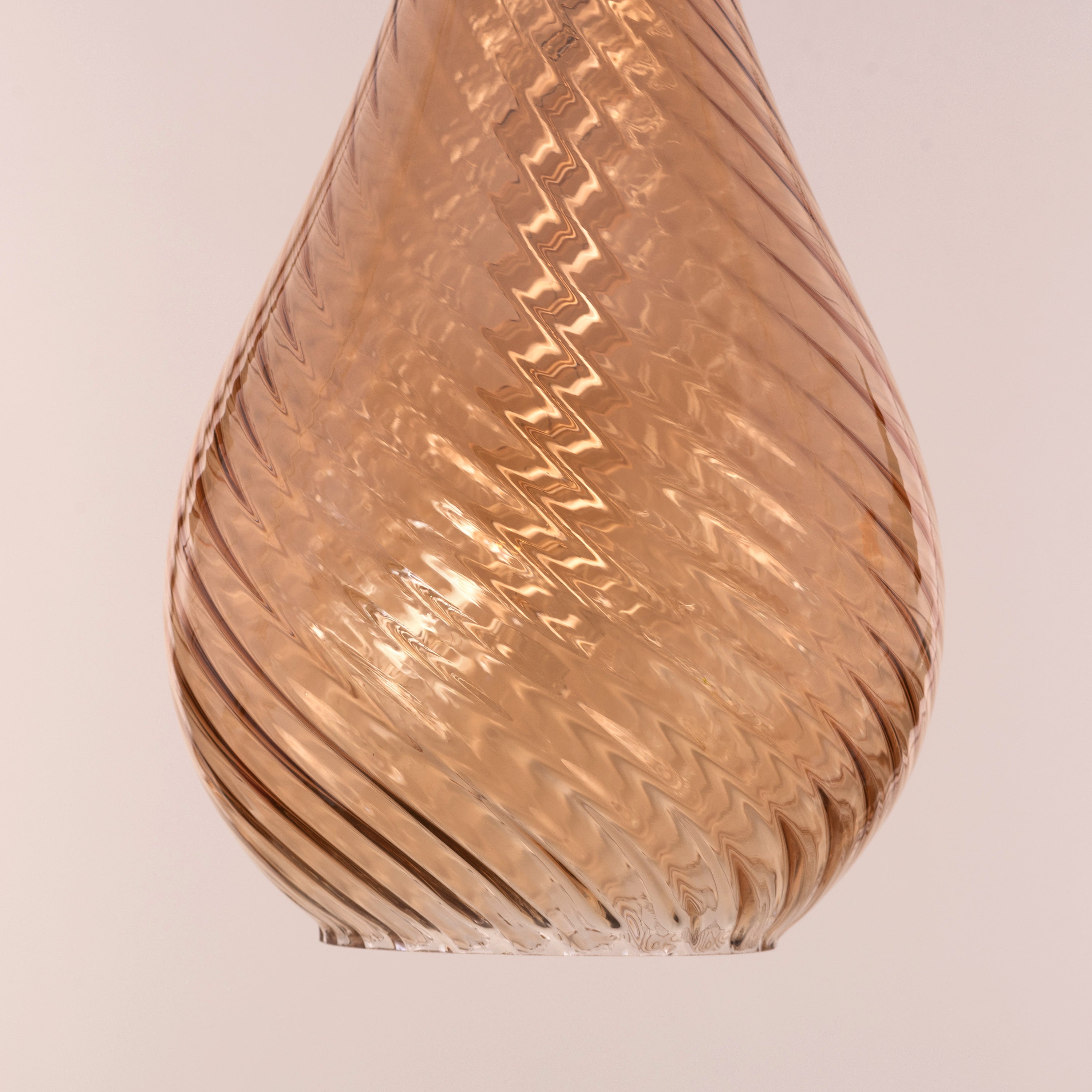 Keep My Love (Amber) Glass Pendant Light