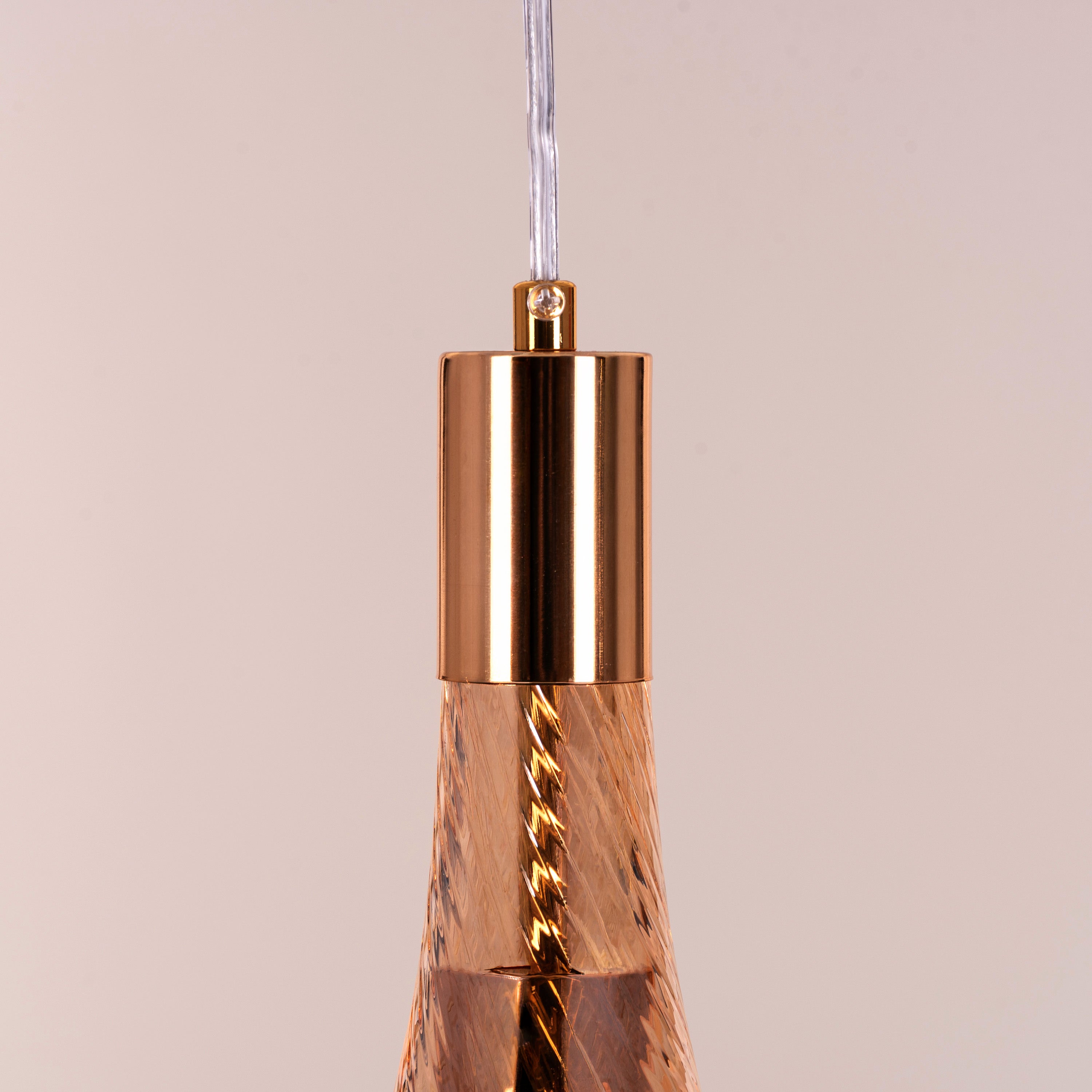 Keep My Love (Amber) Glass Pendant Light