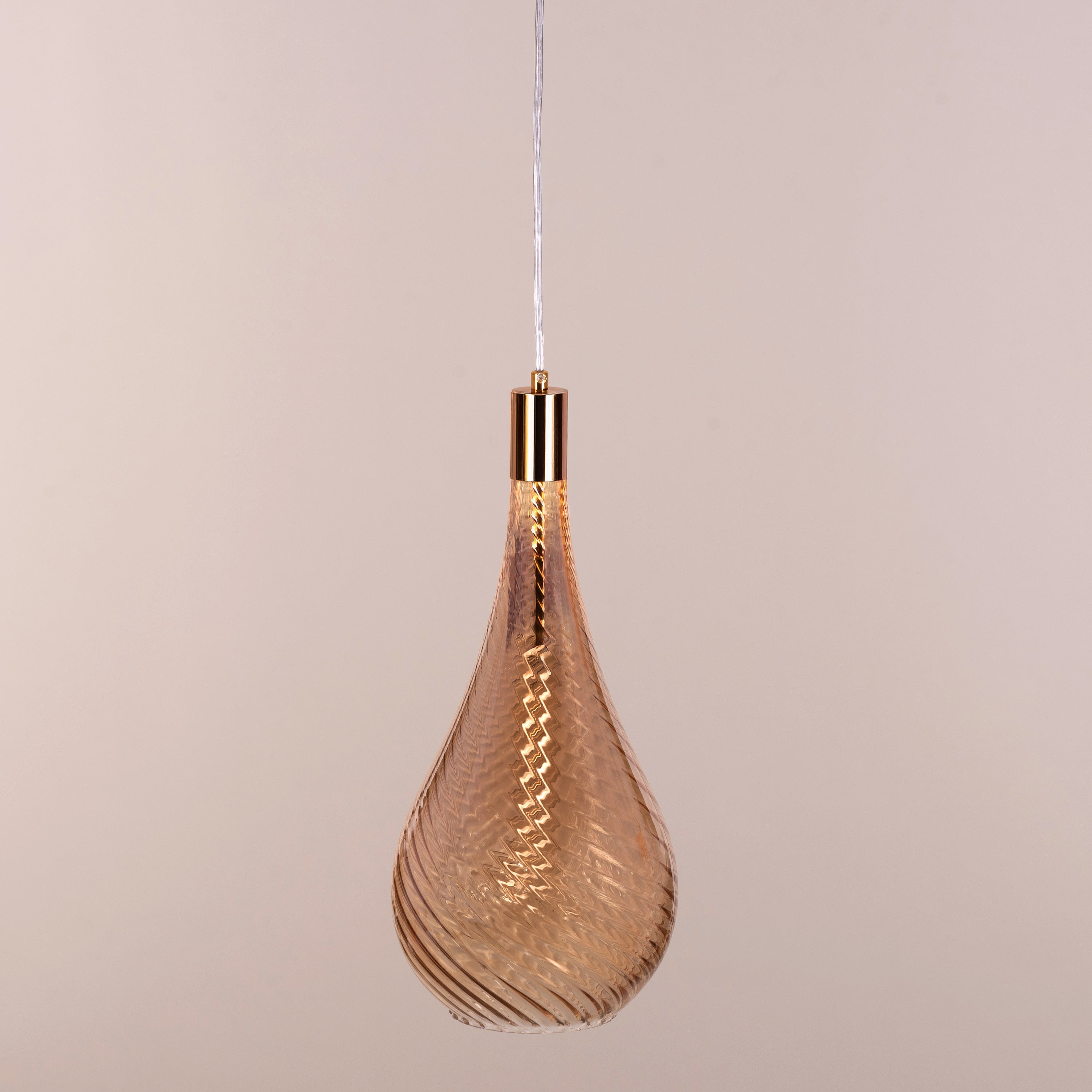 Keep My Love (Amber) Glass Pendant Light