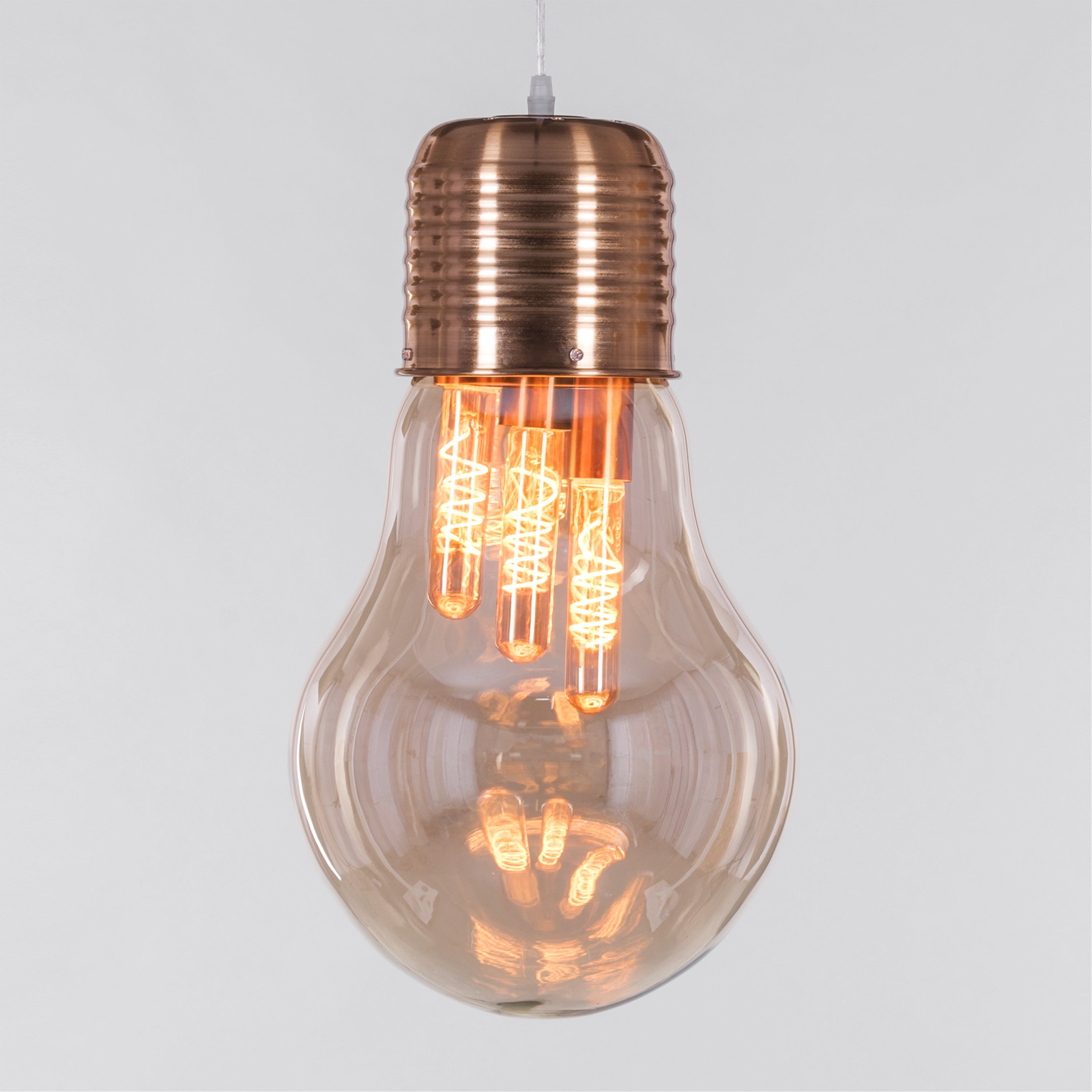 Elfin Magic (Amber) Glass Pendant Light