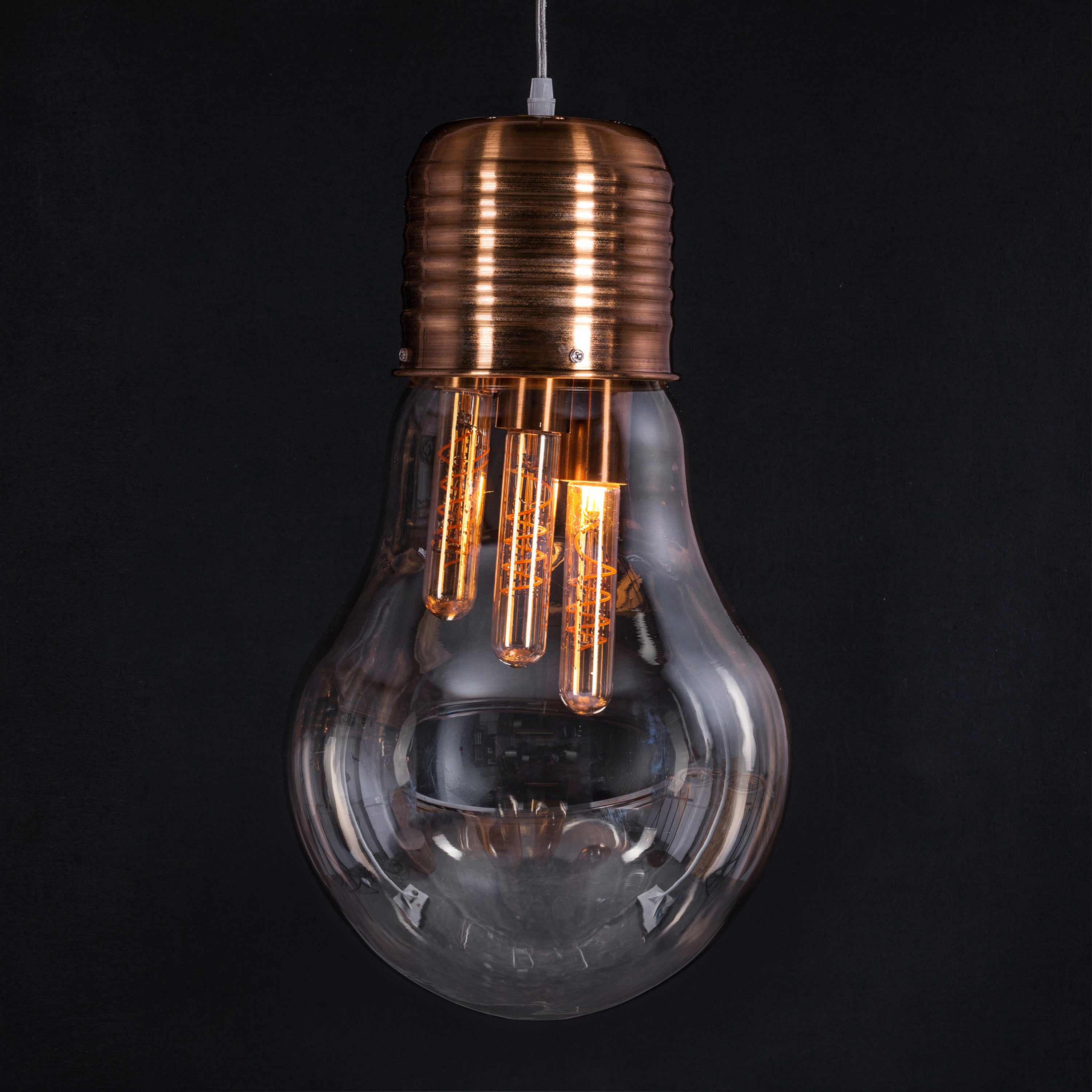 Elfin Magic (Amber) Glass Pendant Light