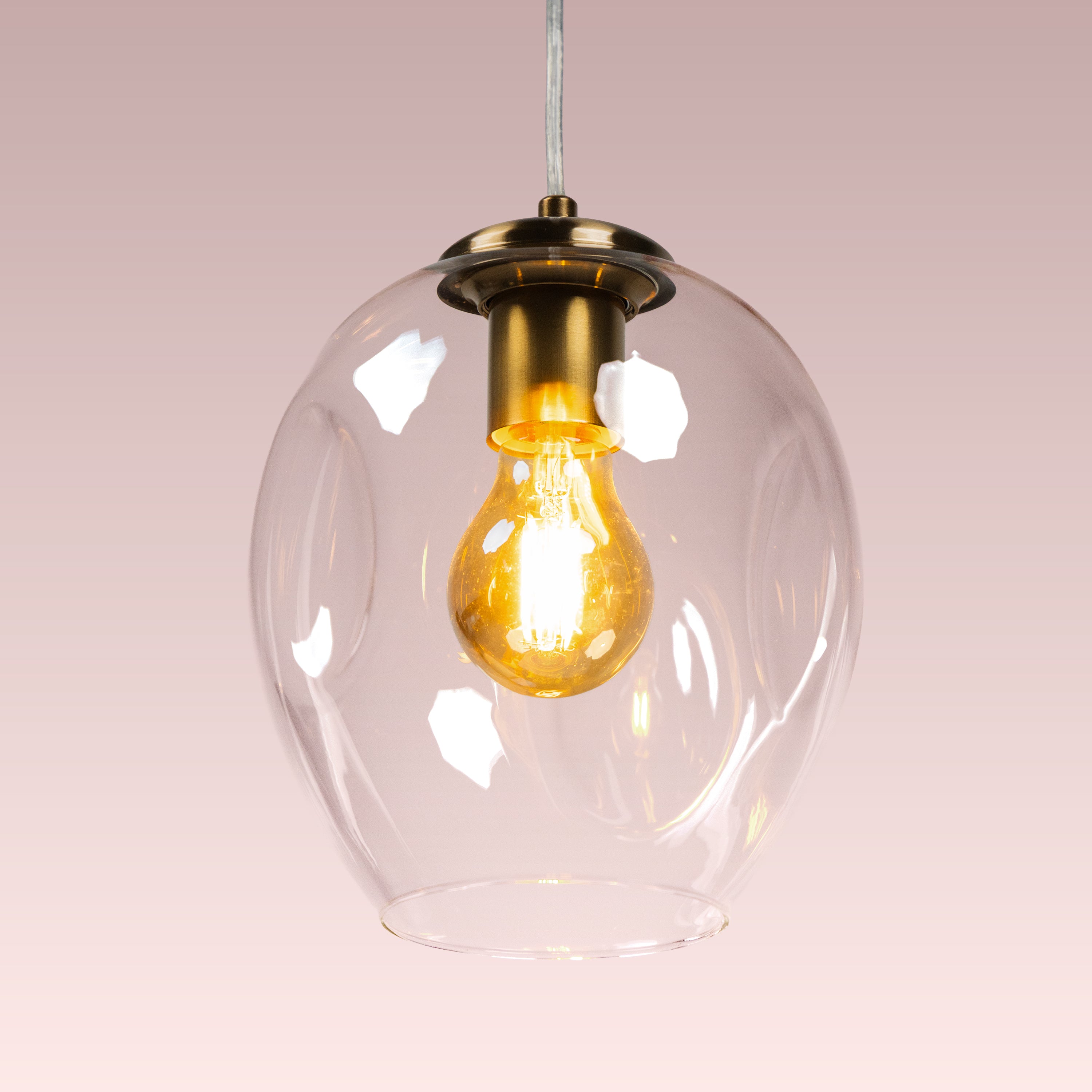 Thousand Stars Single (Clear) Glass Pendant Lamp