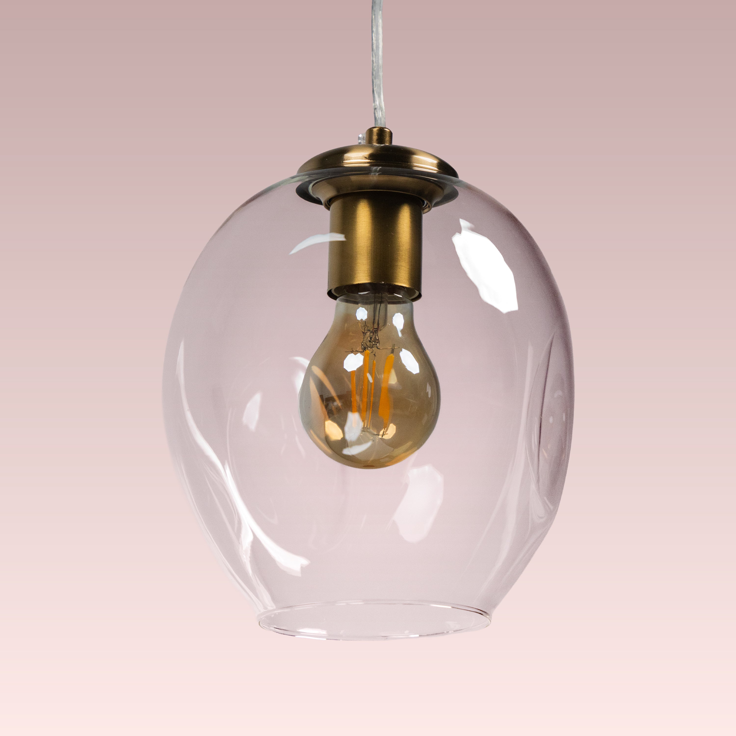 Thousand Stars Single (Clear) Glass Pendant Lamp