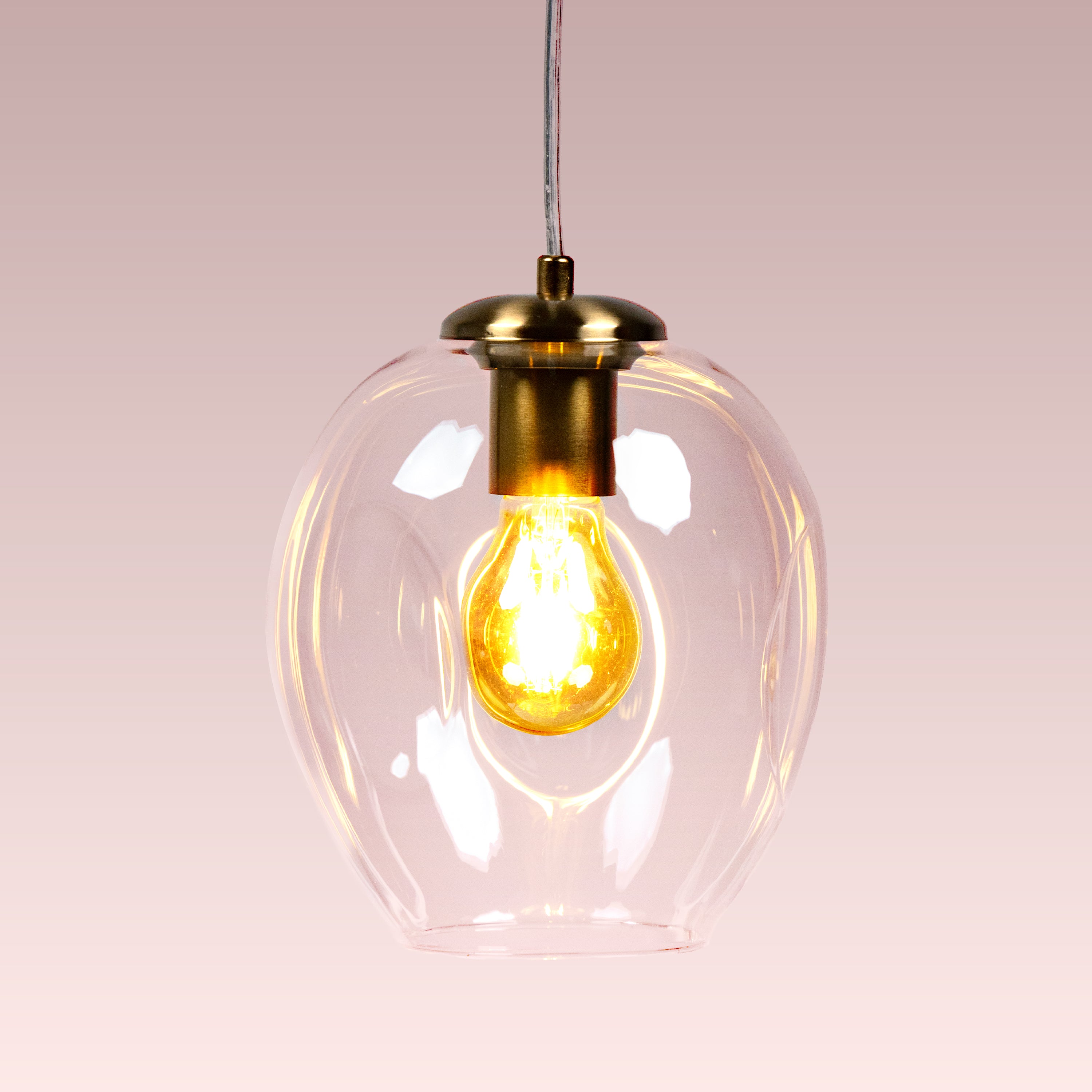Thousand Stars Single (Clear) Glass Pendant Lamp