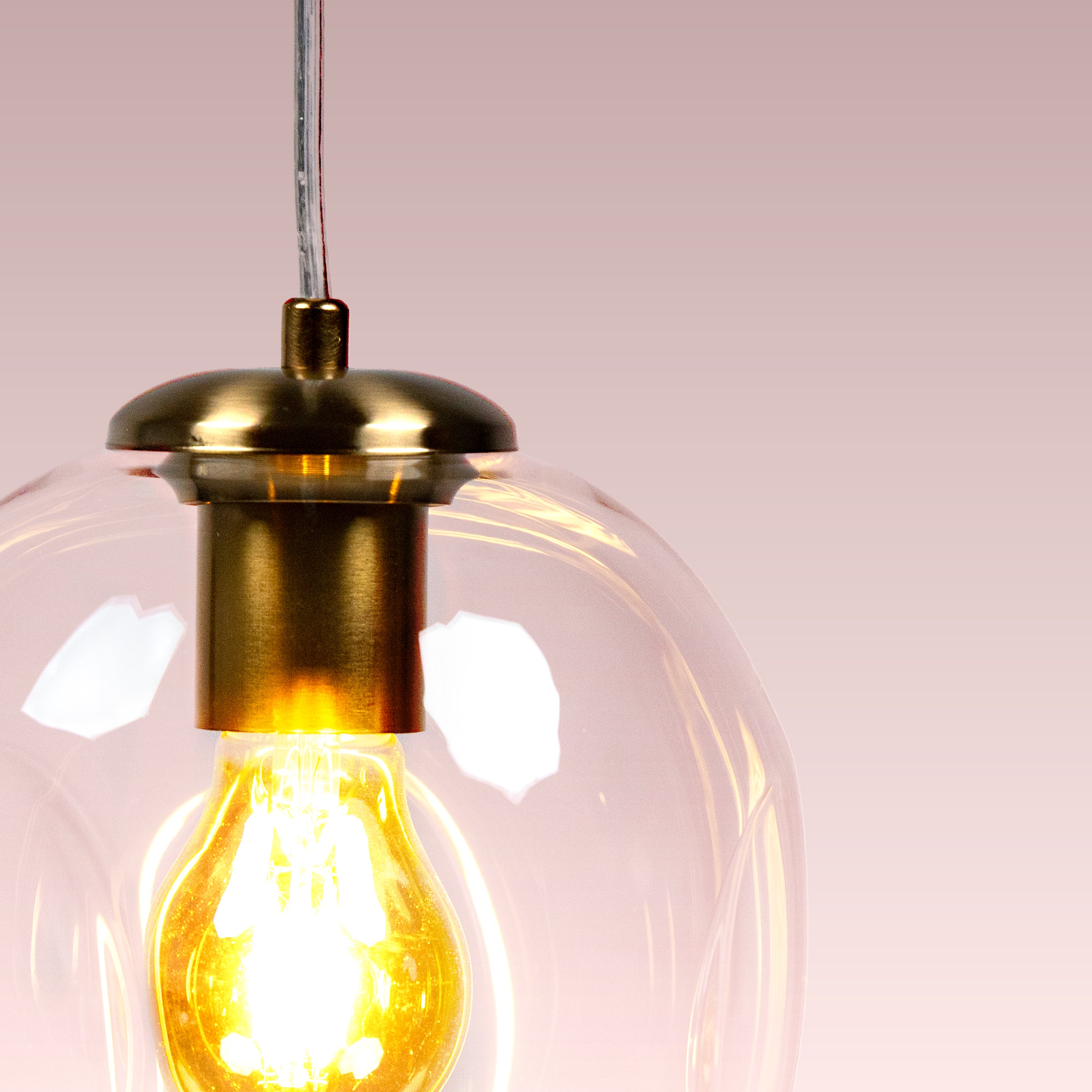 Thousand Stars Single (Clear) Glass Pendant Lamp