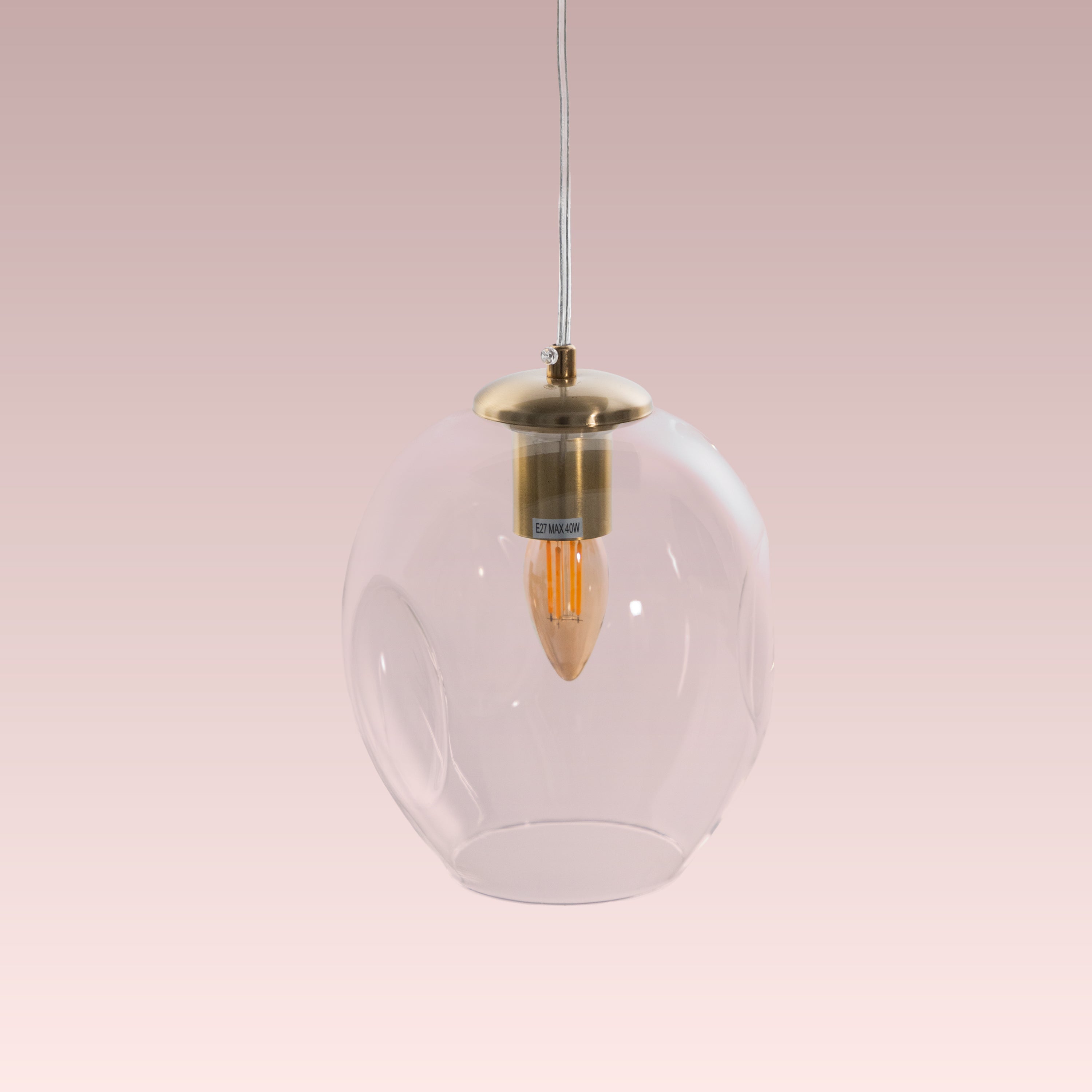 Thousand Stars Single (Clear) Glass Pendant Lamp