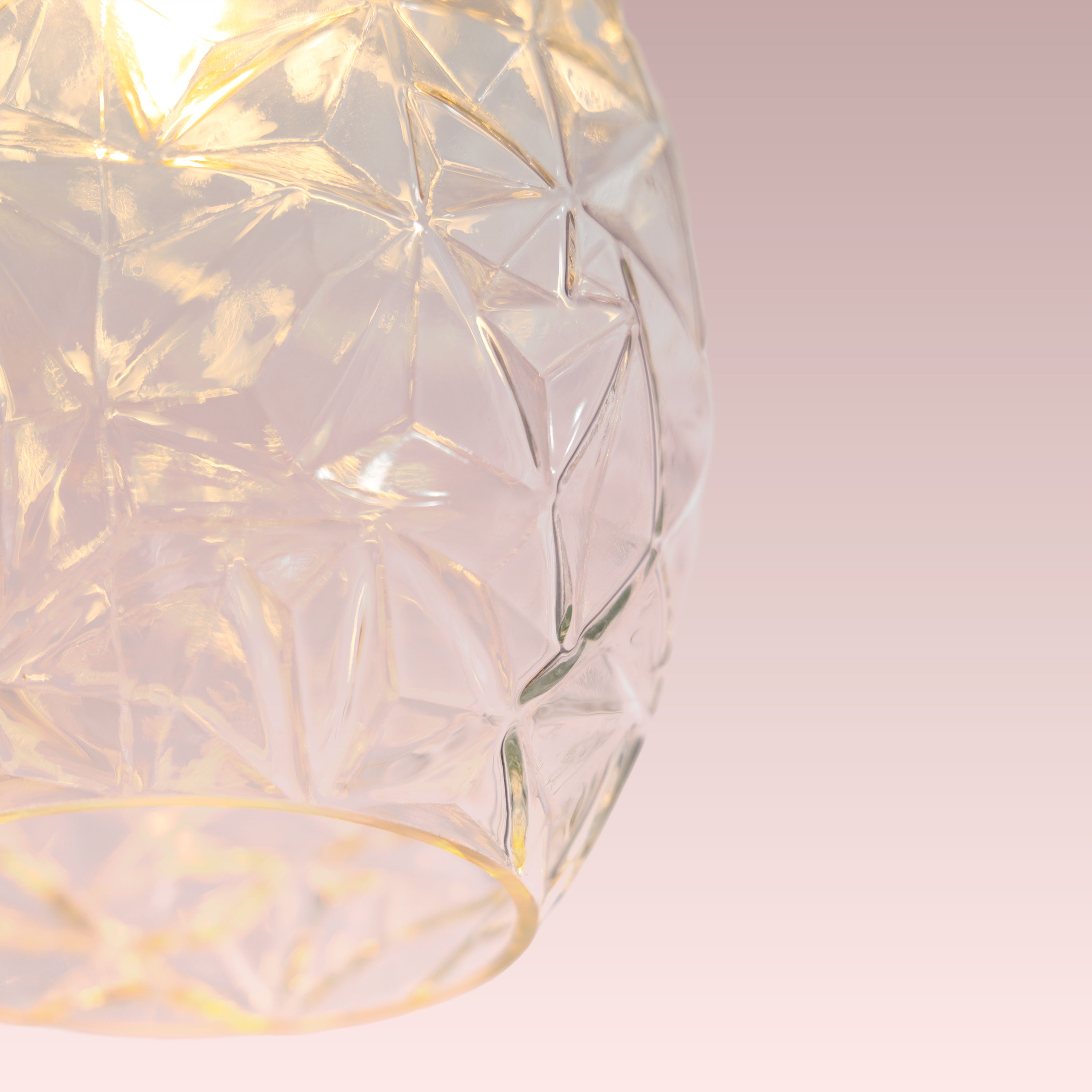 Second Glance (Clear) Glass Pendant lamp