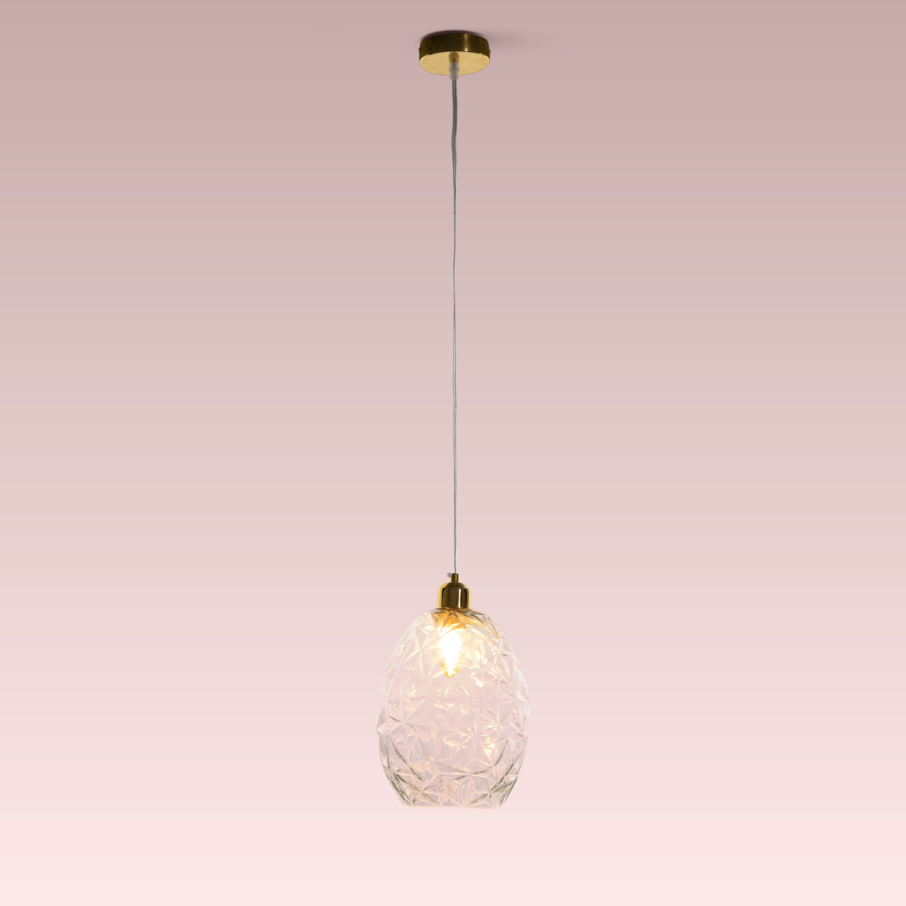 Second Glance (Clear) Glass Pendant lamp