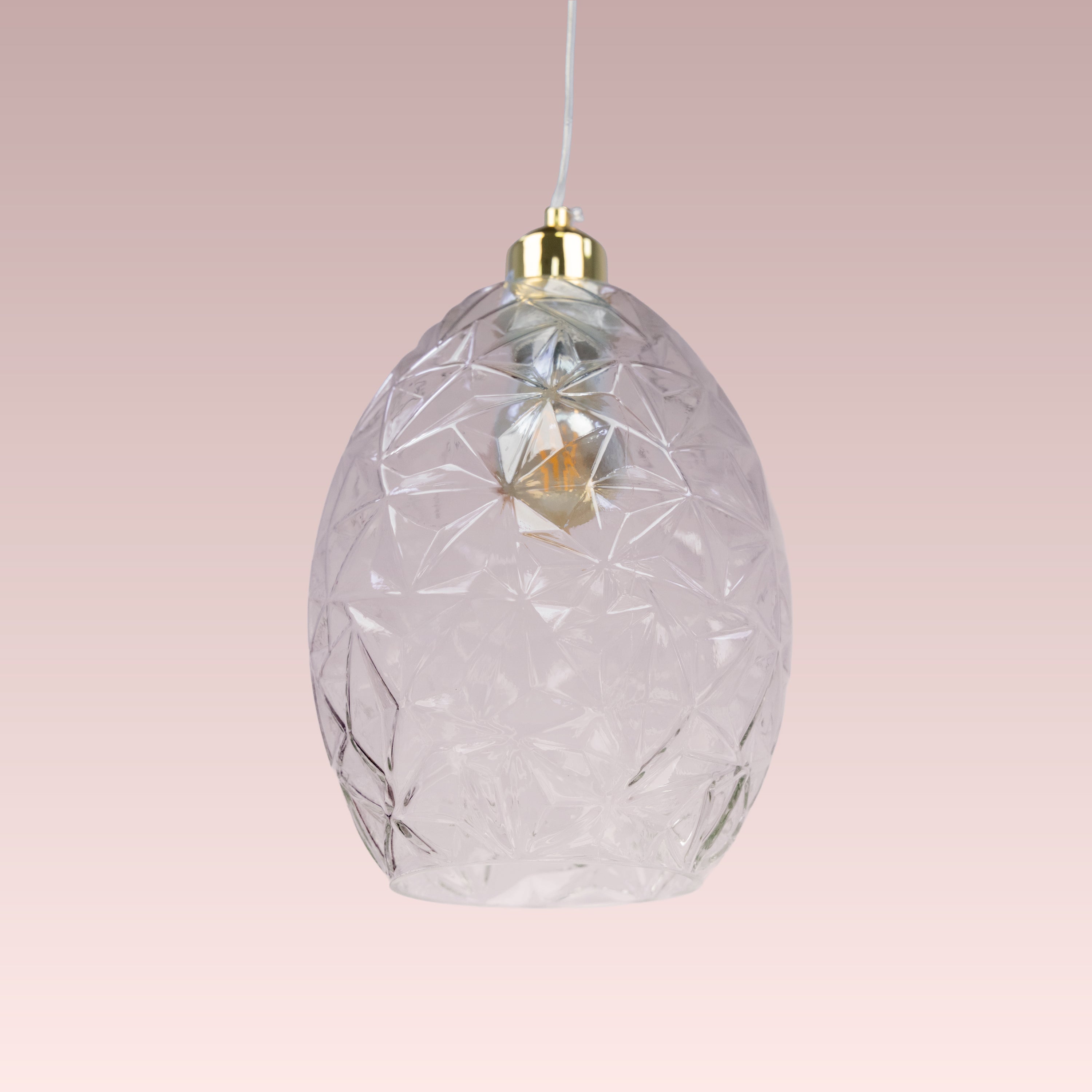 Second Glance (Clear) Glass Pendant lamp